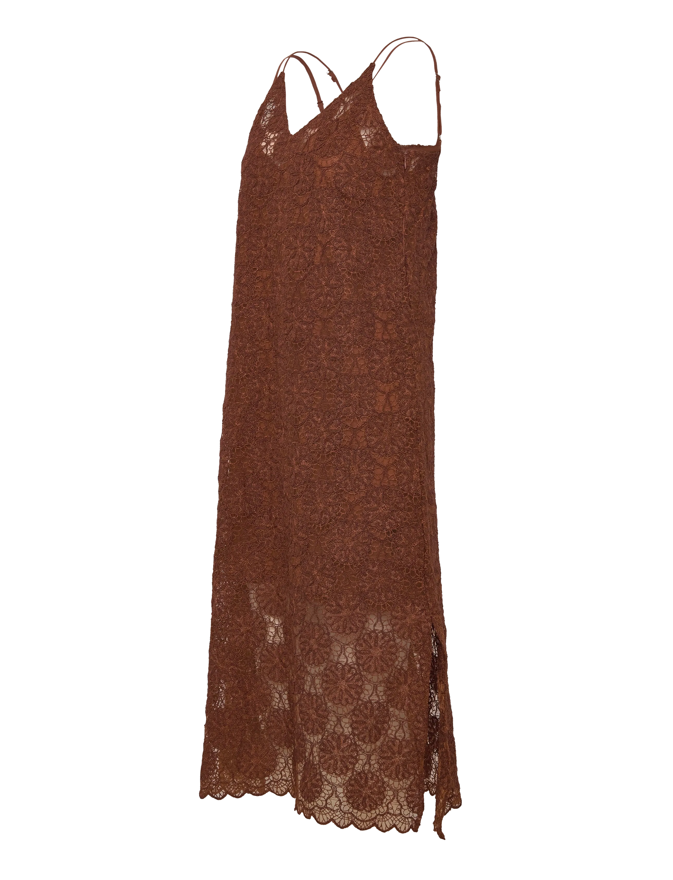 nué notes - Hanoi Dress - slip kjoler - 761 cappuccino - 2
