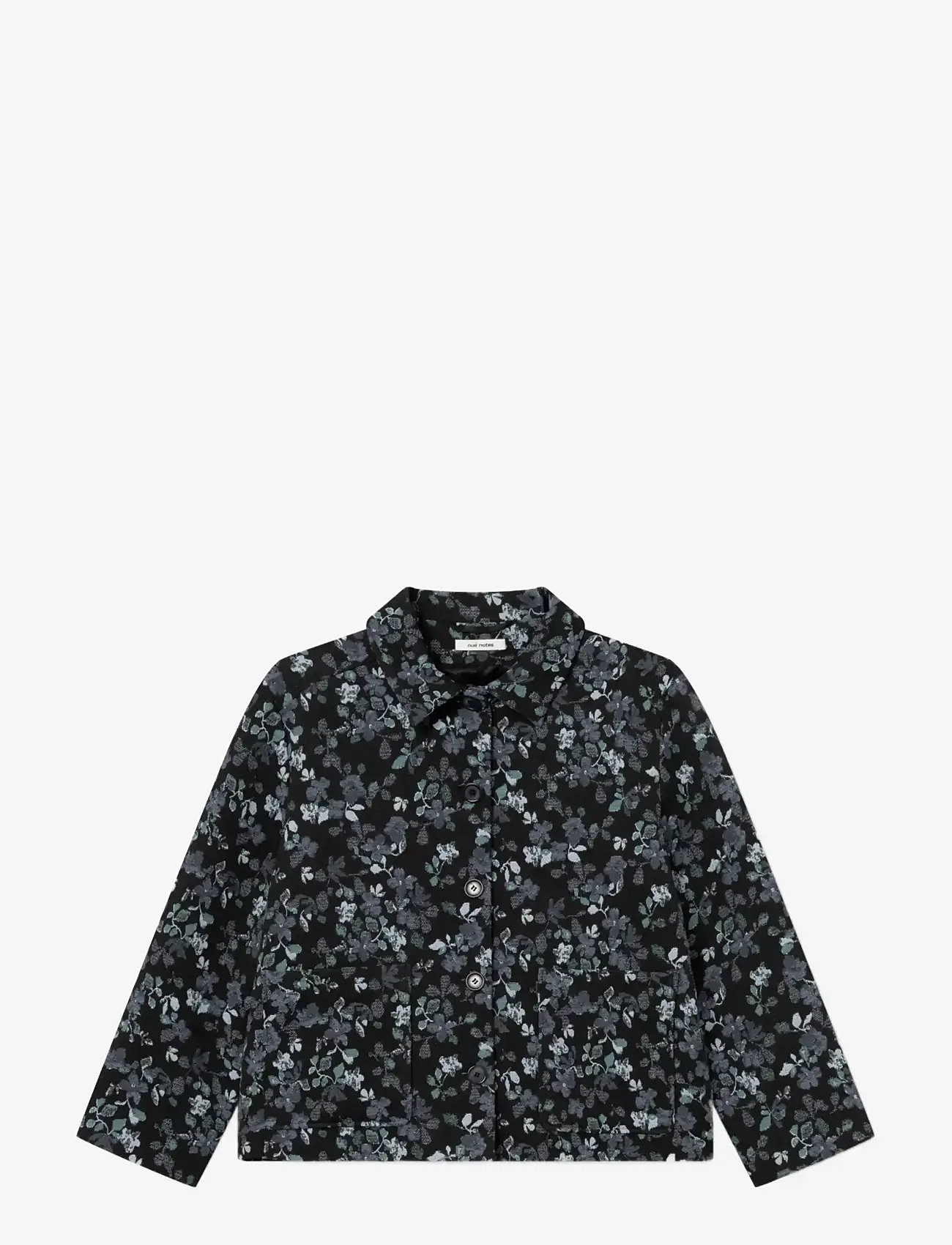 nué notes - Presley Jacket - höstjackor - 917 floral blue - 0