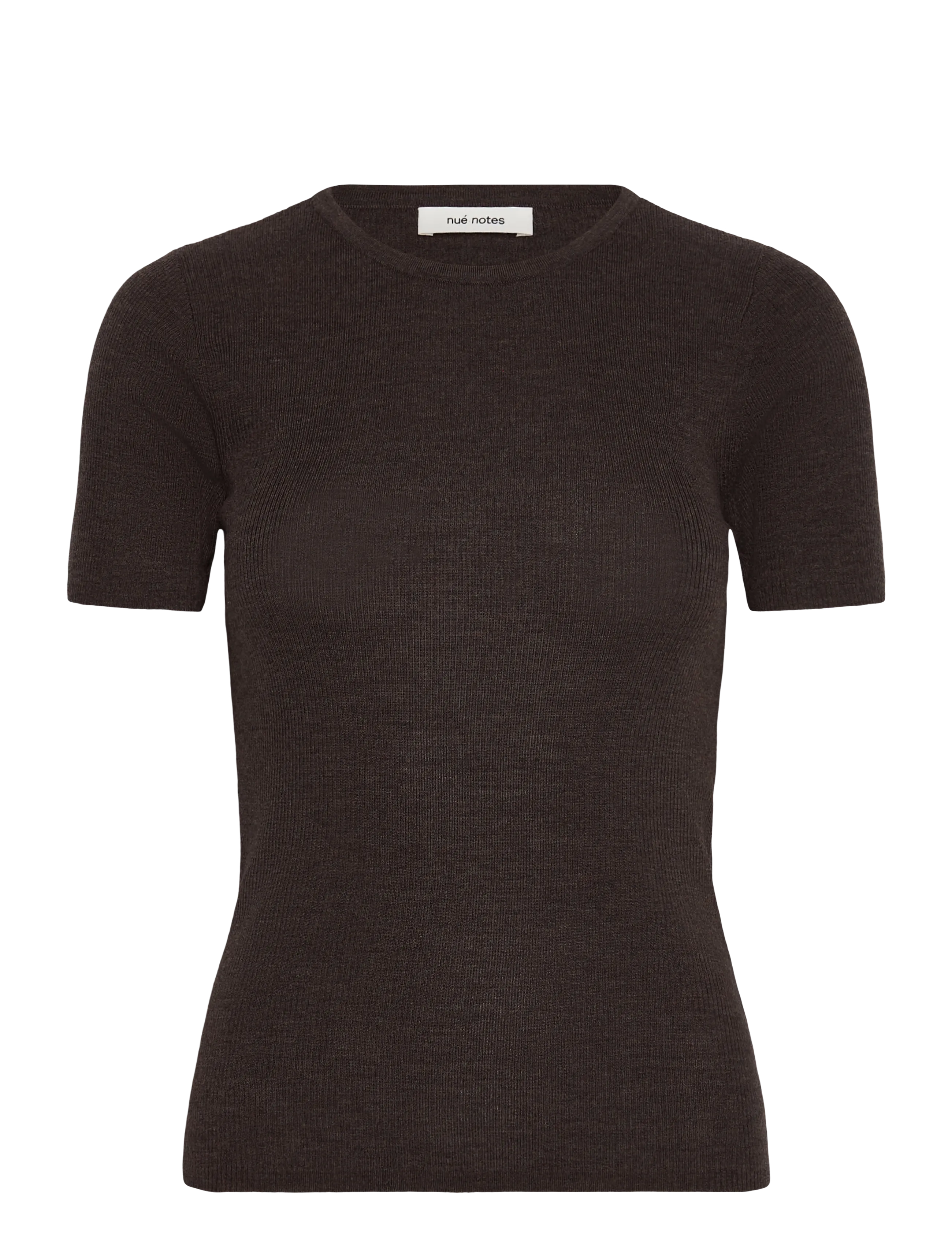 nué notes Chico Crewneck - Mode trends - 759 DARK BROWN MELANGE / brown