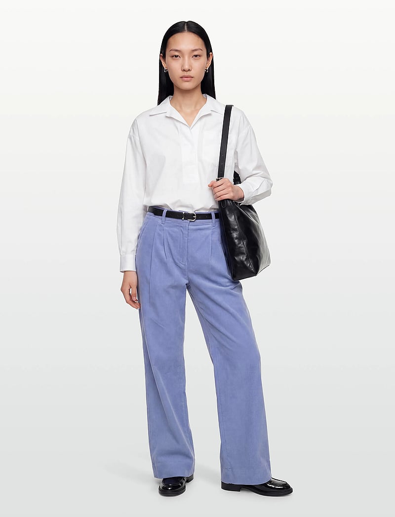nué notes - Russell Pants - bukser med brede ben - 466 provincial blue - 0
