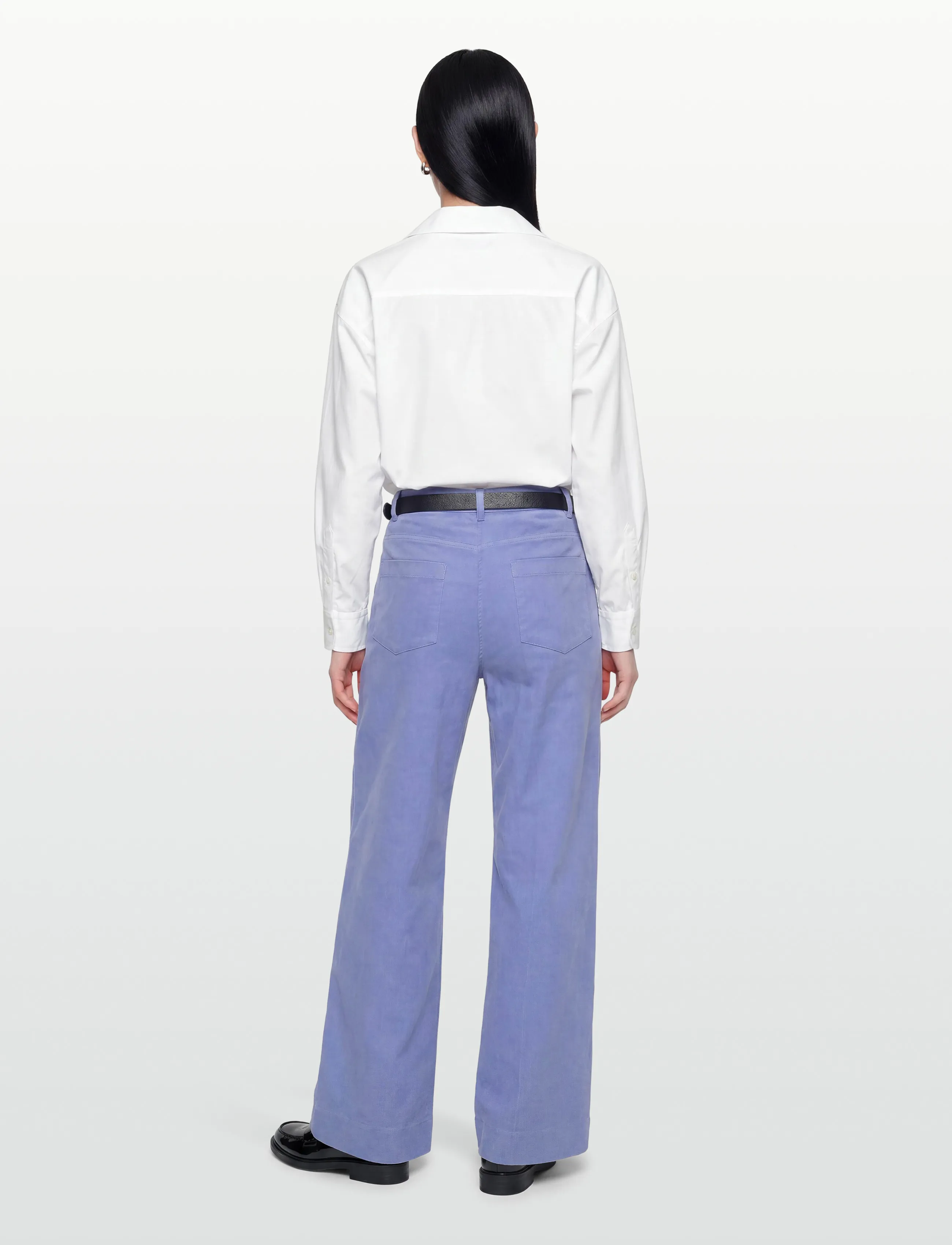 nué notes - Russell Pants - wide leg trousers - 466 provincial blue - 4