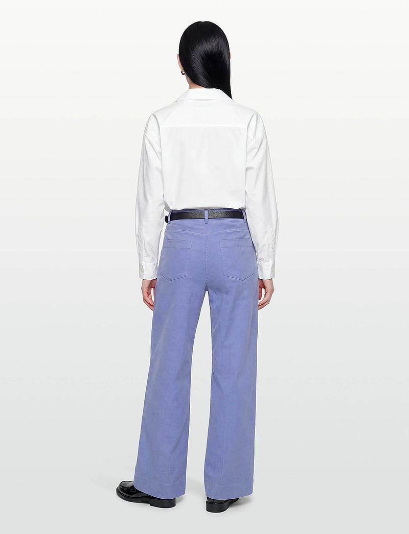 nué notes - Russell Pants - bukser med brede ben - 466 provincial blue - 4