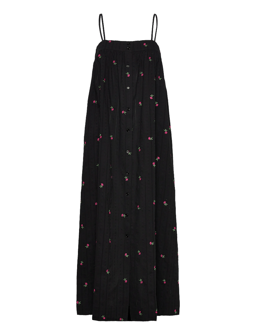 nué notes - Matteo Dress - sommerkleider - 999 black - 1