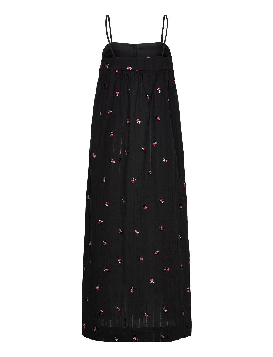 nué notes - Matteo Dress - sommerkleider - 999 black - 2