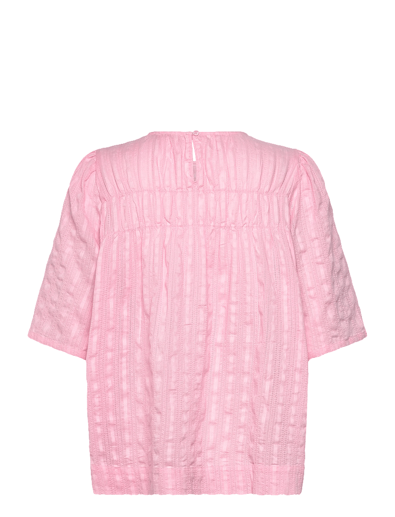 nué notes - Atticus Blouse - kortærmede bluser - 311 candy pink - 2