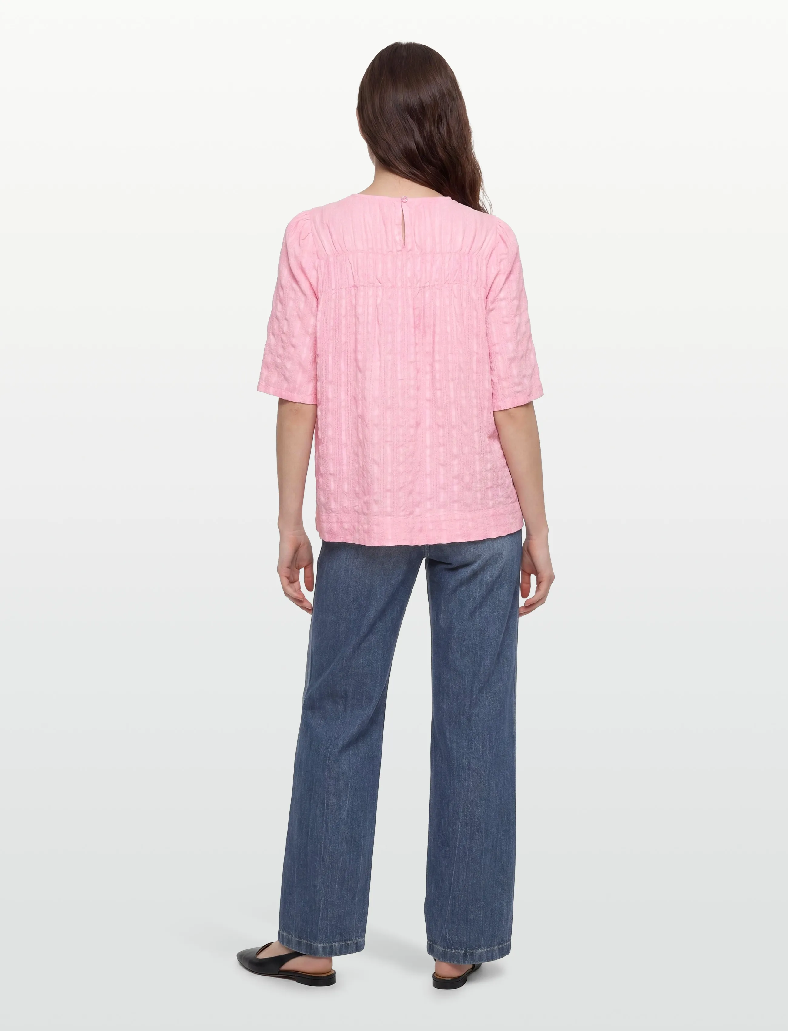 nué notes - Atticus Blouse - kurzämlige blusen - 311 candy pink - 4
