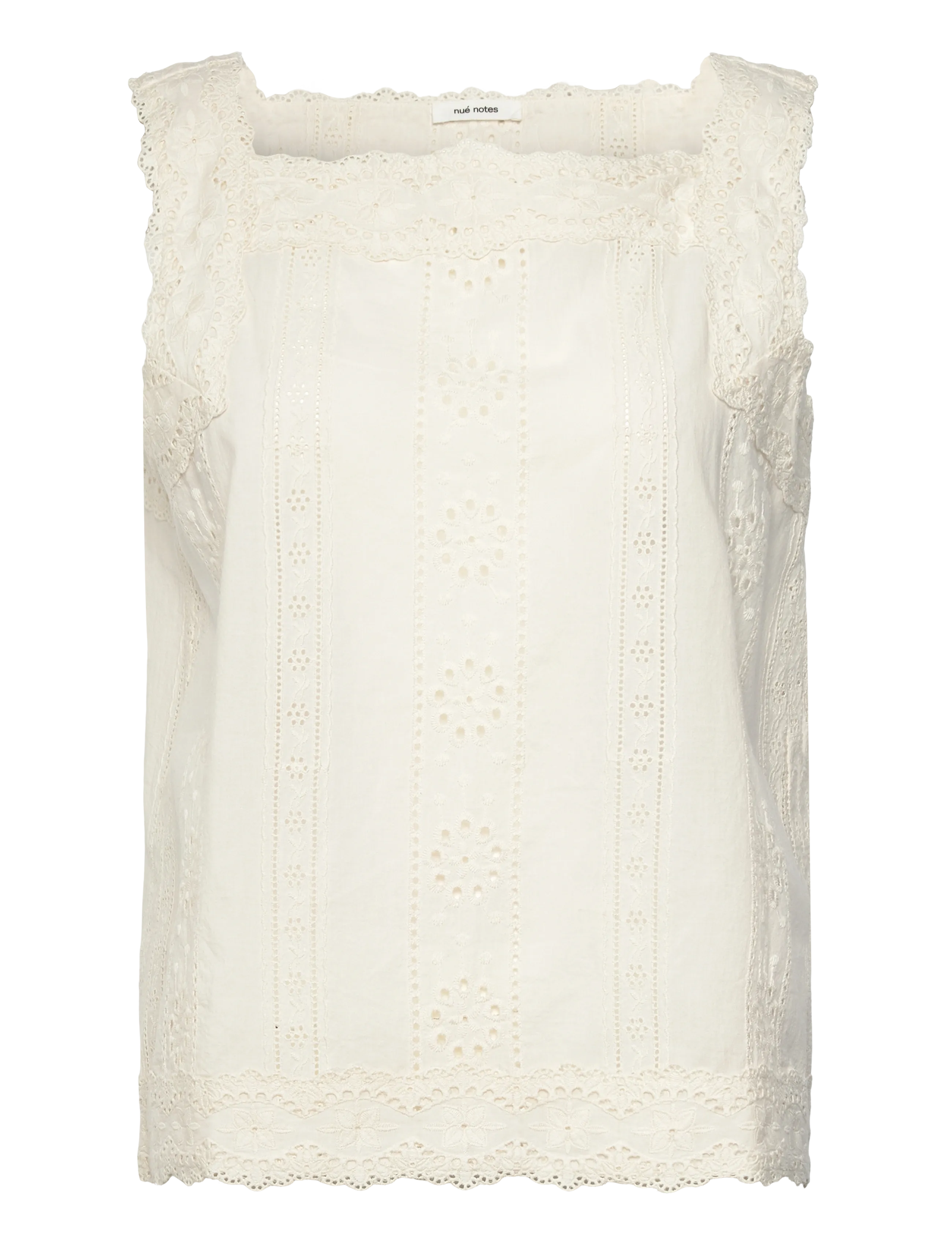 nué notes Puerto Paez Top - nué notes - 007 EGRET / cream