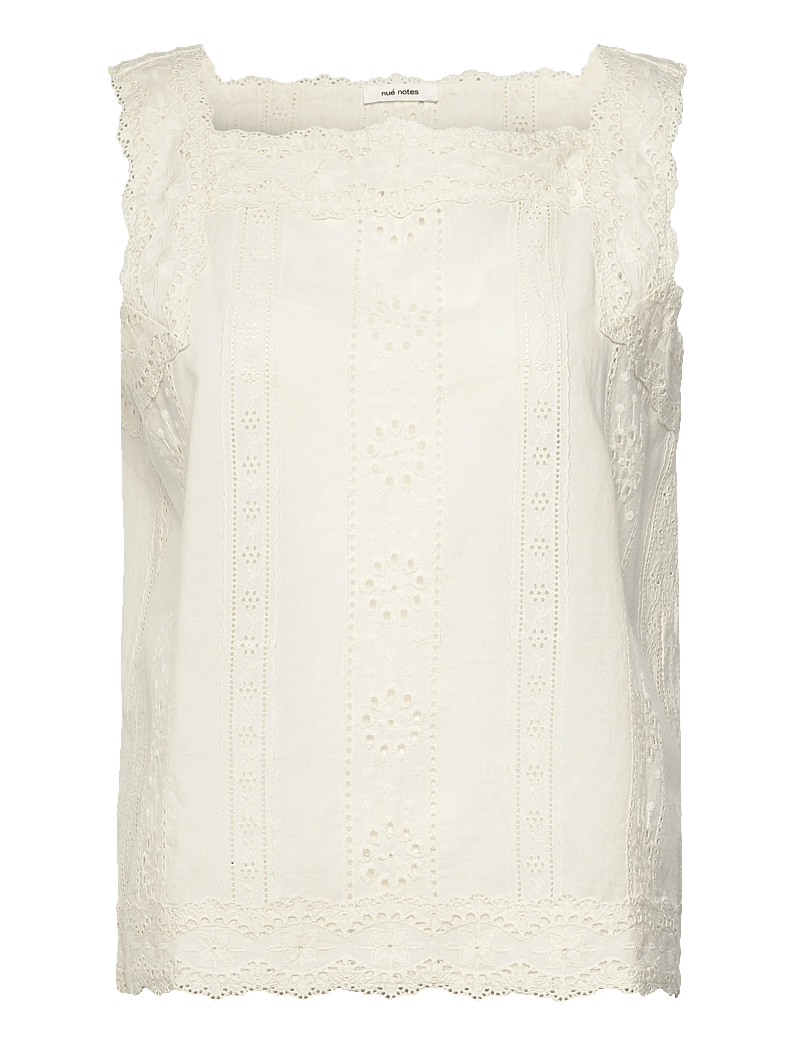 nué notes - Puerto Paez Top - topid ja varrukateta alussärgid - 007 egret - 0