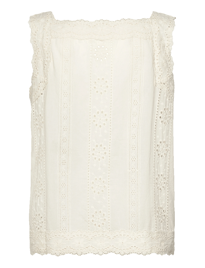 nué notes - Puerto Paez Top - topid ja varrukateta alussärgid - 007 egret - 1