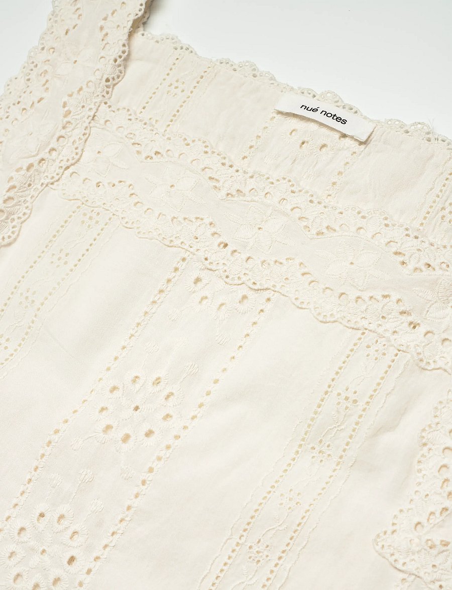 nué notes - Puerto Paez Top - topid ja varrukateta alussärgid - 007 egret - 5