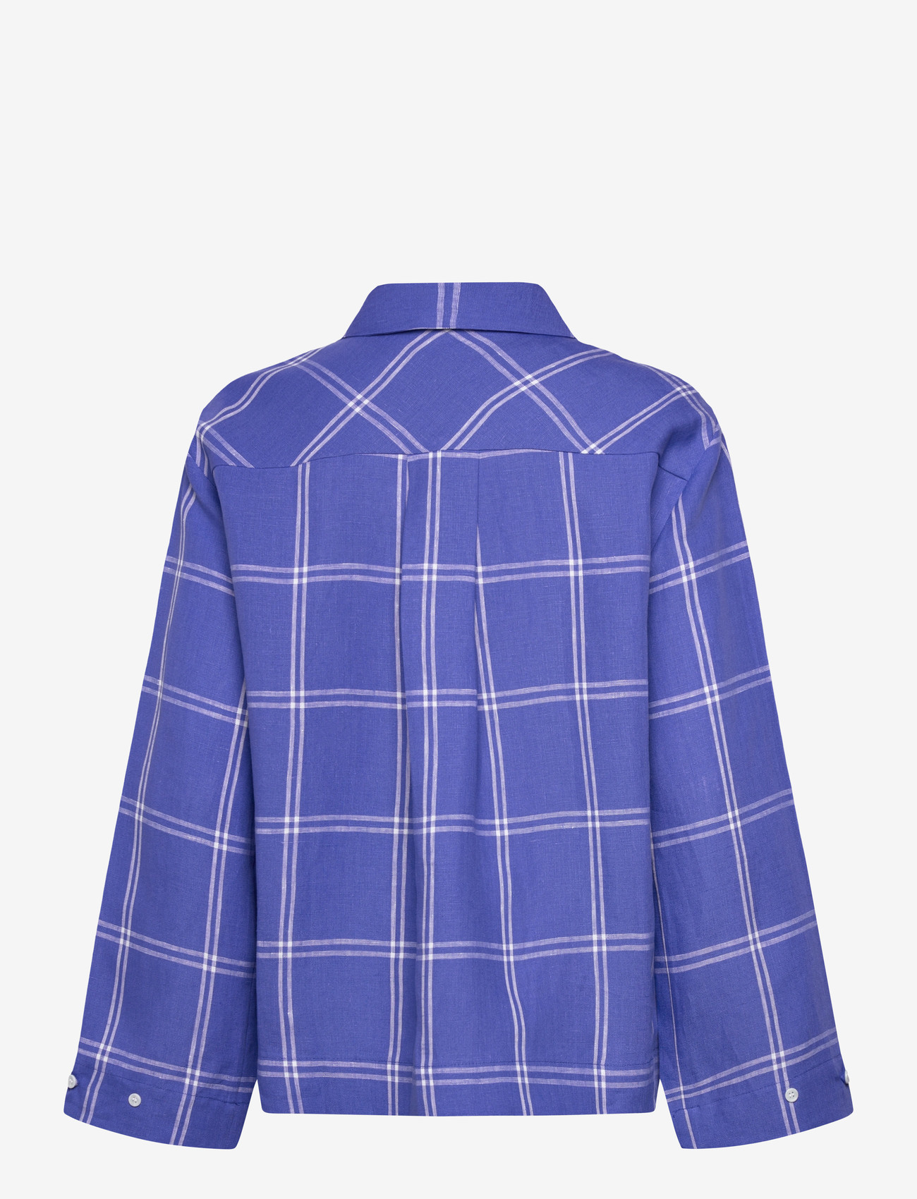 nué notes - Clovis Shirt - linased särgid - 567 baja blue - 2