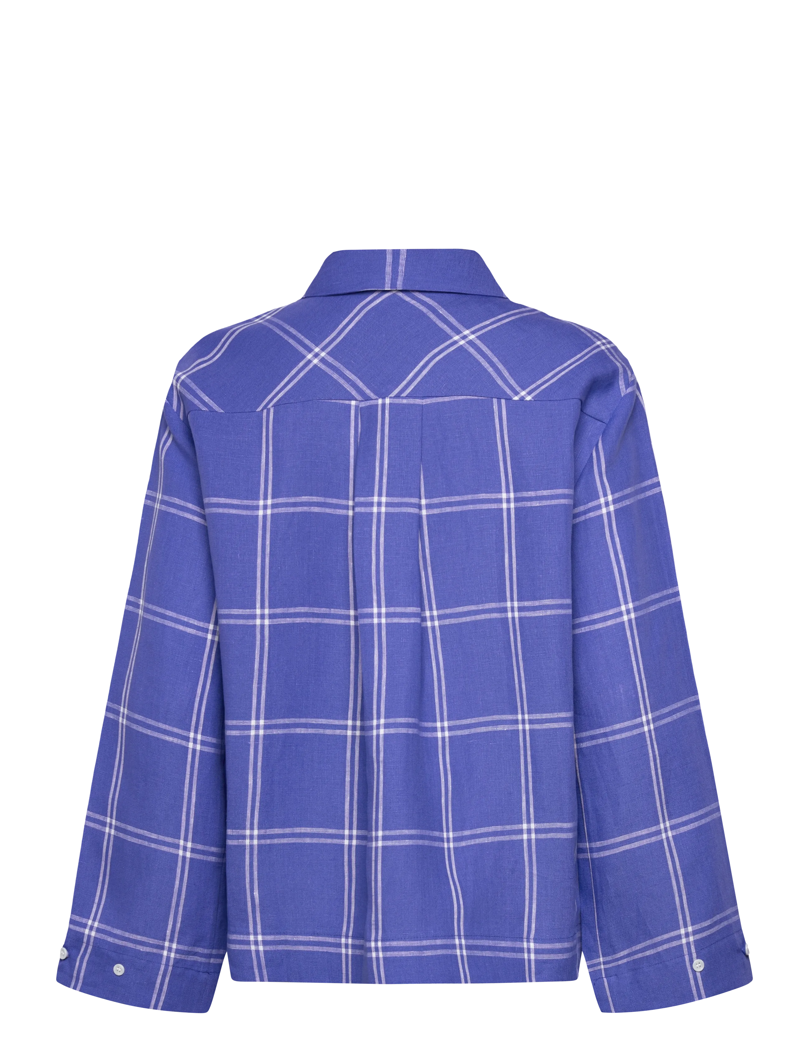 nué notes - Clovis Shirt - linneskjortor - 567 baja blue - 2