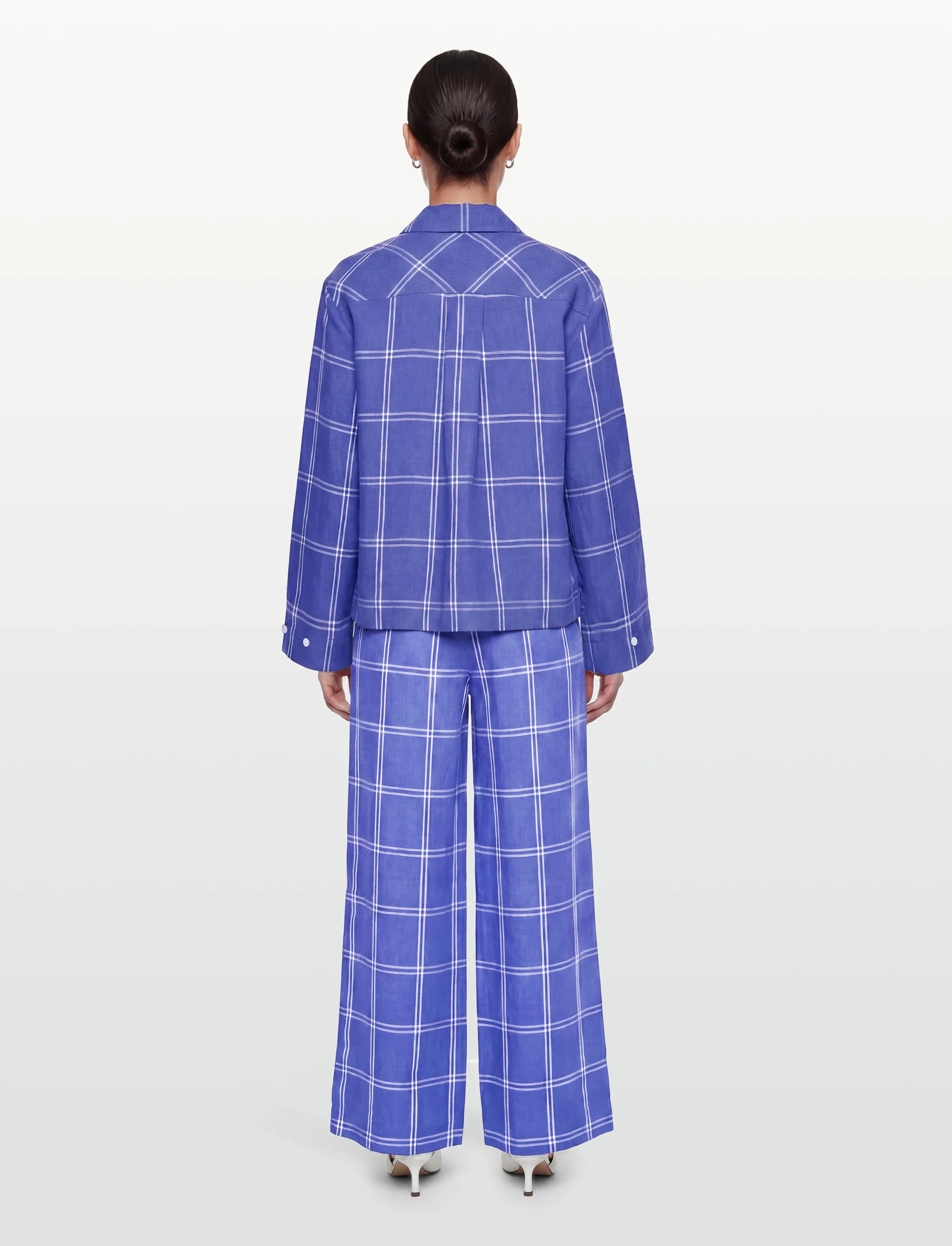 nué notes - Clovis Shirt - linneskjortor - 567 baja blue - 4