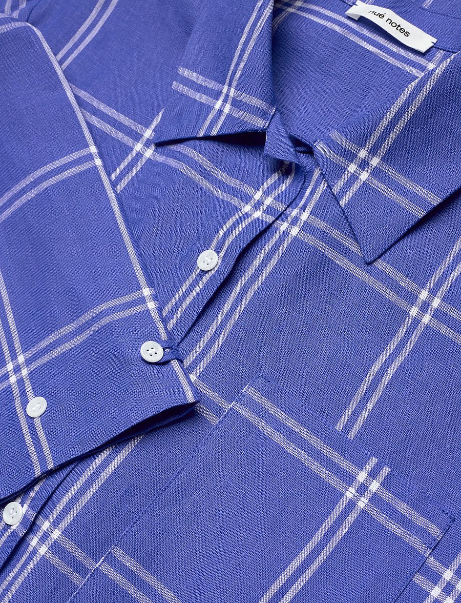nué notes - Clovis Shirt - linneskjortor - 567 baja blue - 5