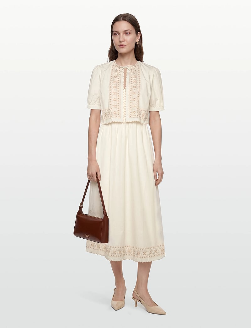 nué notes - Cagua Dress - sommerkjoler - 007 egret - 0
