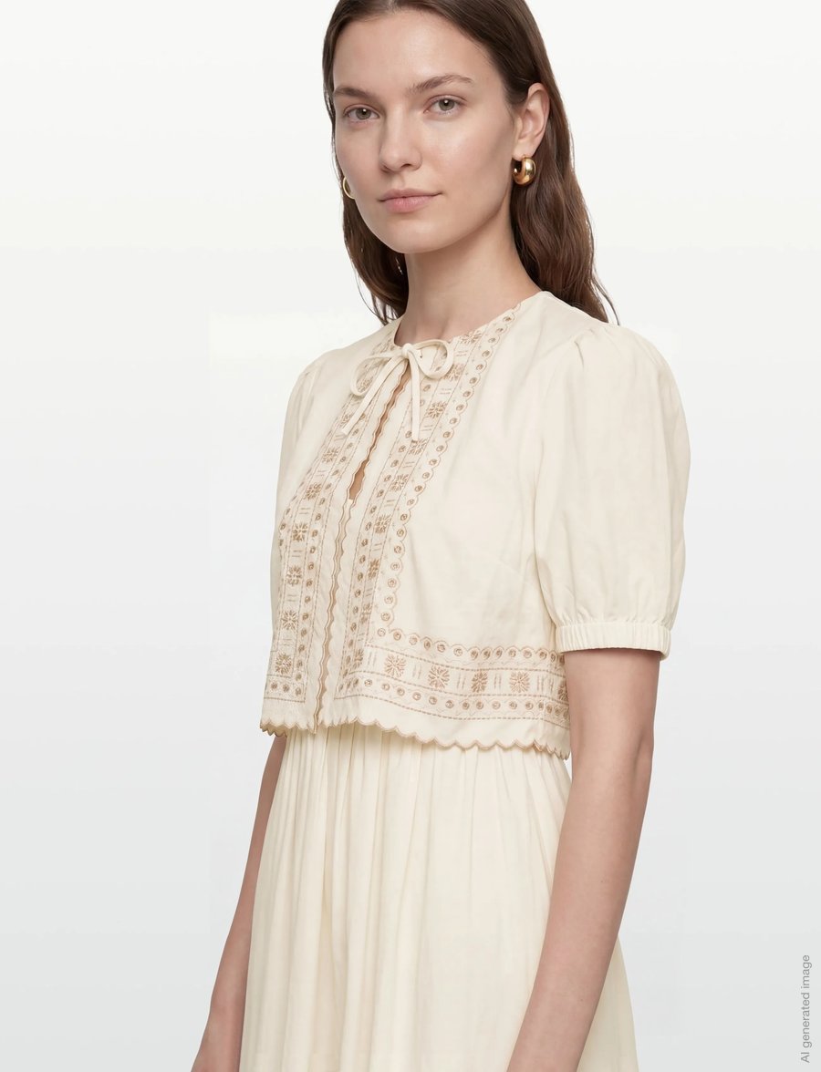 nué notes - Cagua Dress - sommerkleider - 007 egret - 3