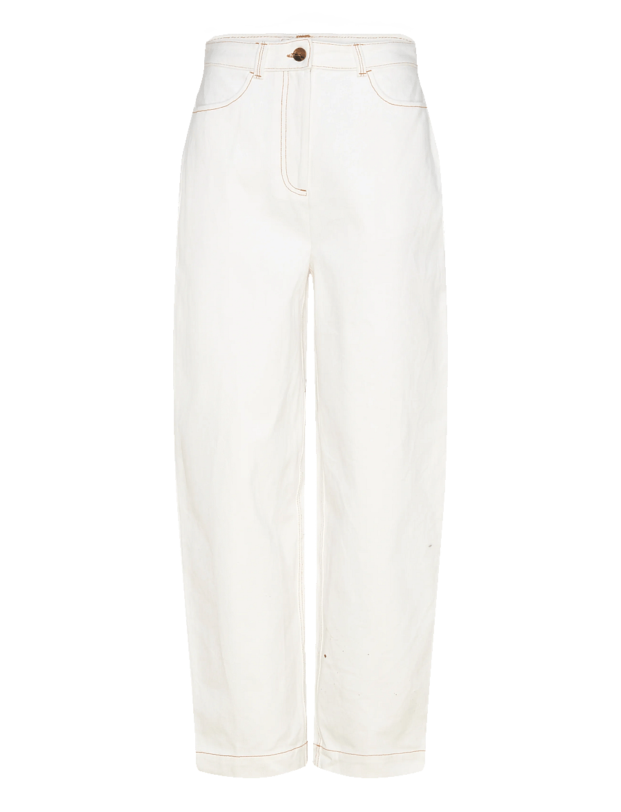 nué notes - Sofia Pants - jeans barrel - 070 undyed - 1