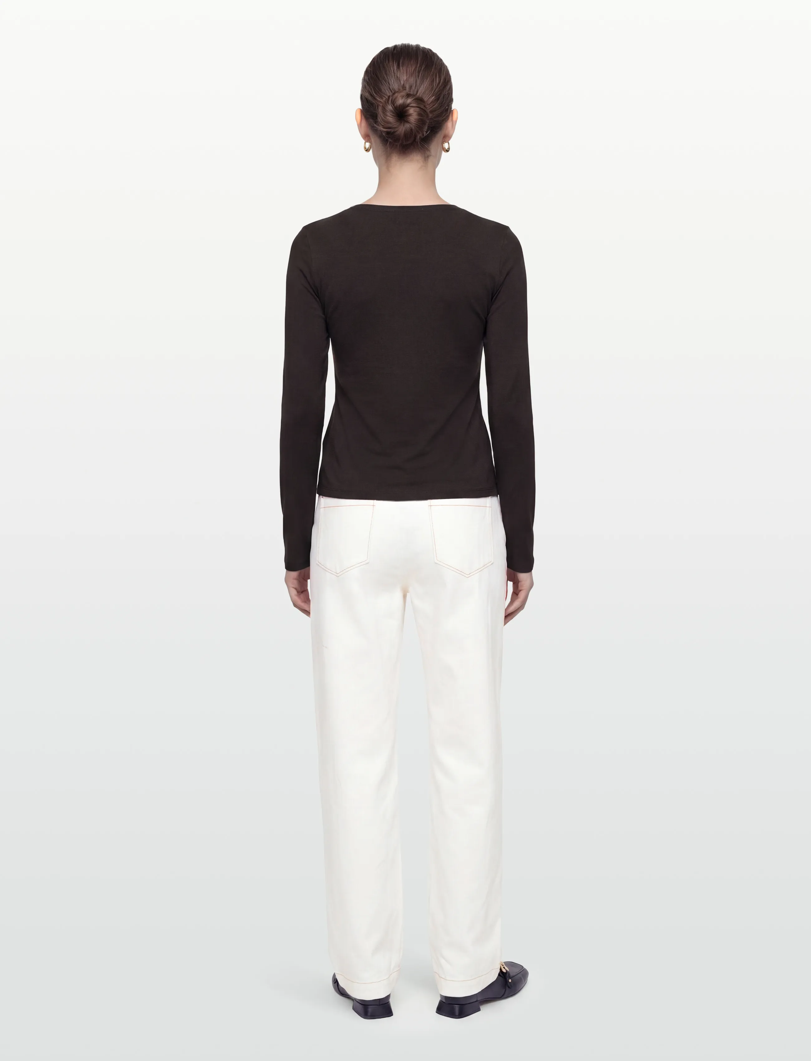 nué notes - Sofia Pants - jeans barrel - 070 undyed - 4