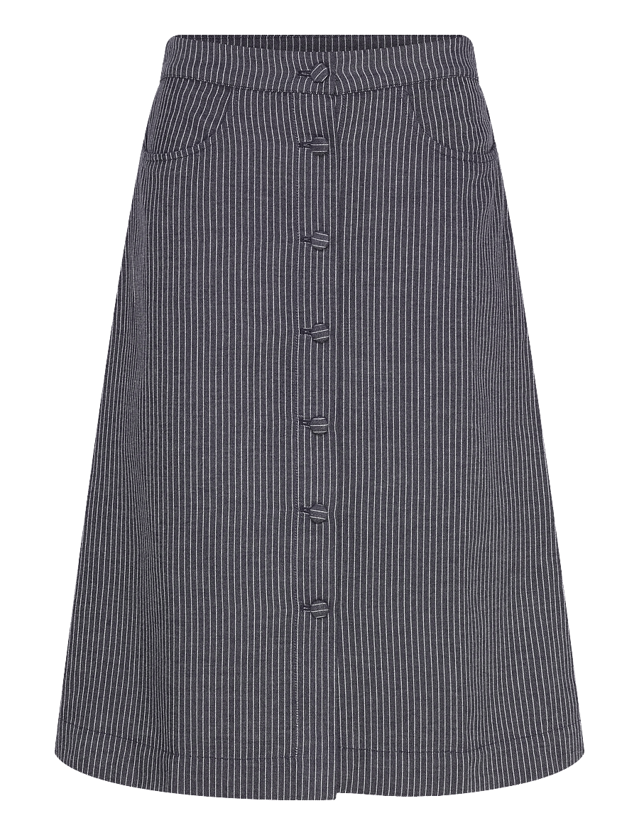 nué notes - Palmer Skirt - jupes midi - 499 navy - 1