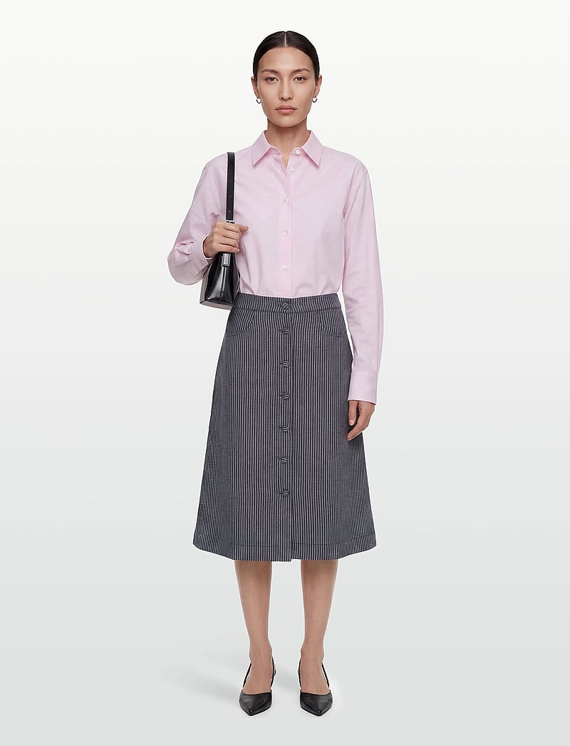 nué notes - Palmer Skirt - midi skirts - 499 navy - 0