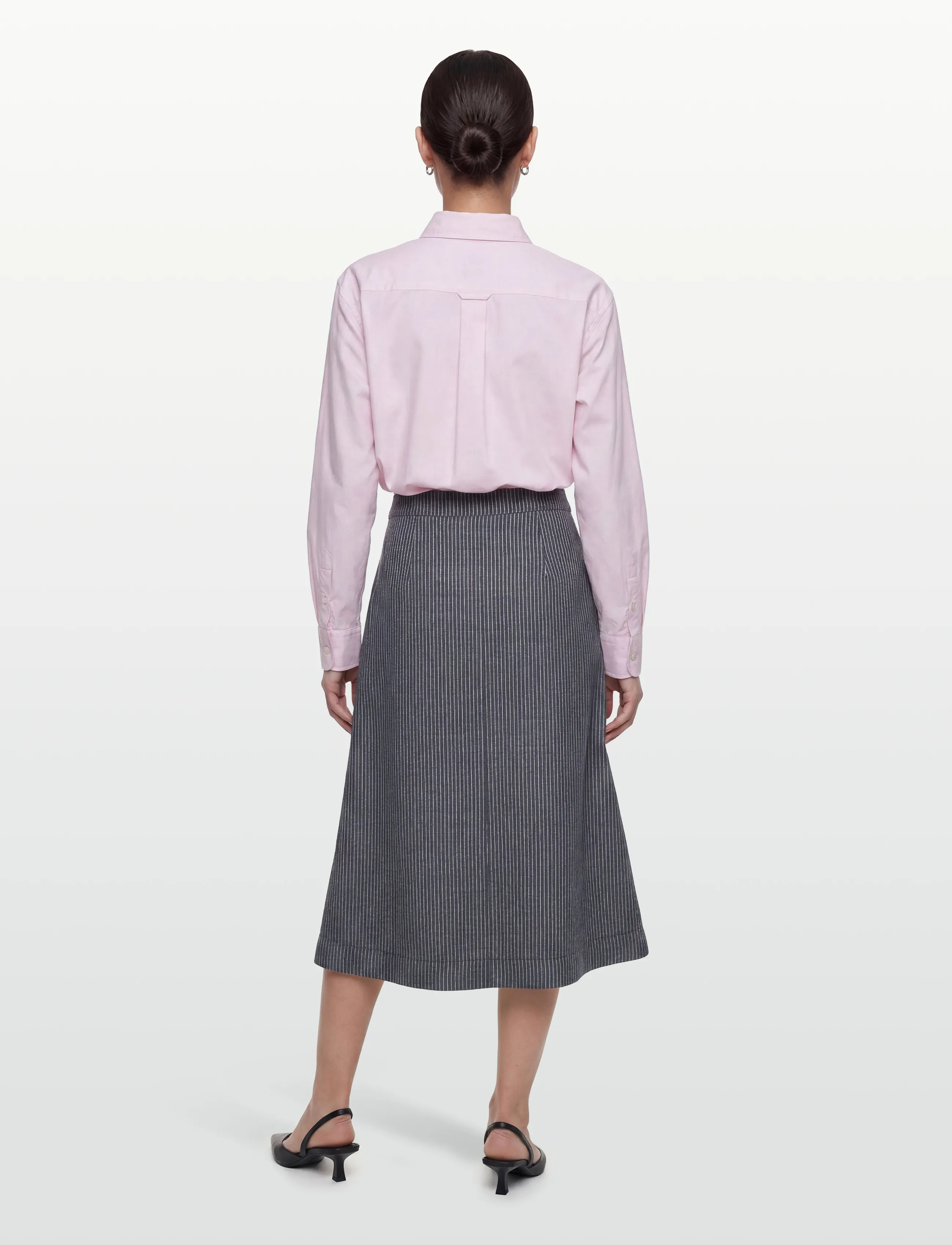 nué notes - Palmer Skirt - jupes midi - 499 navy - 4