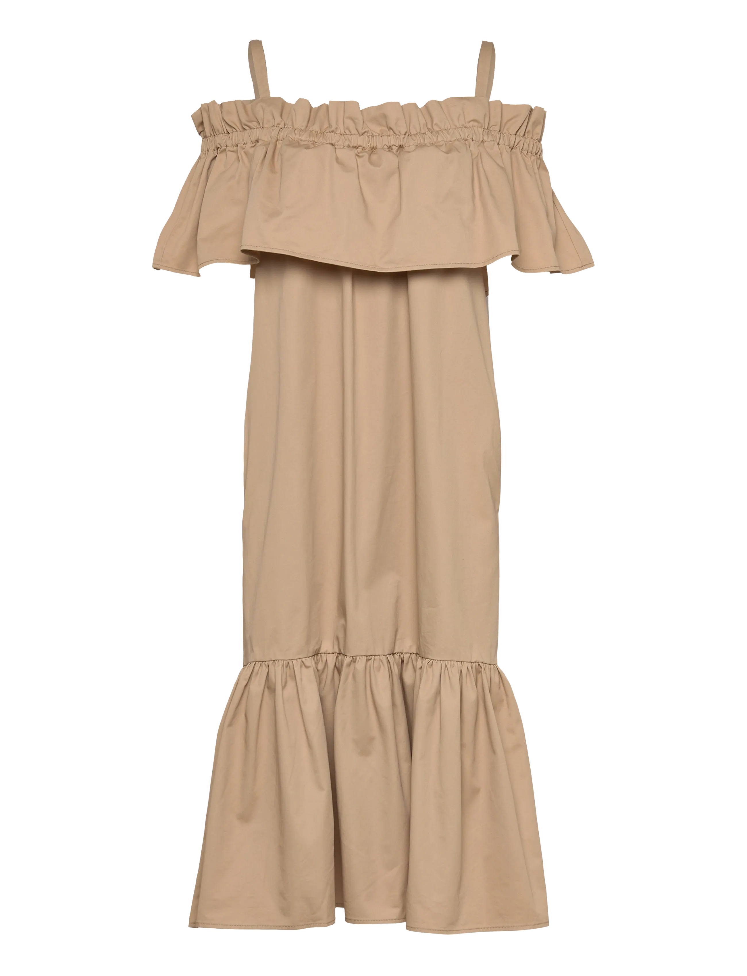 nué notes Fernandina Dress - nué notes - 153 INCENSE / beige