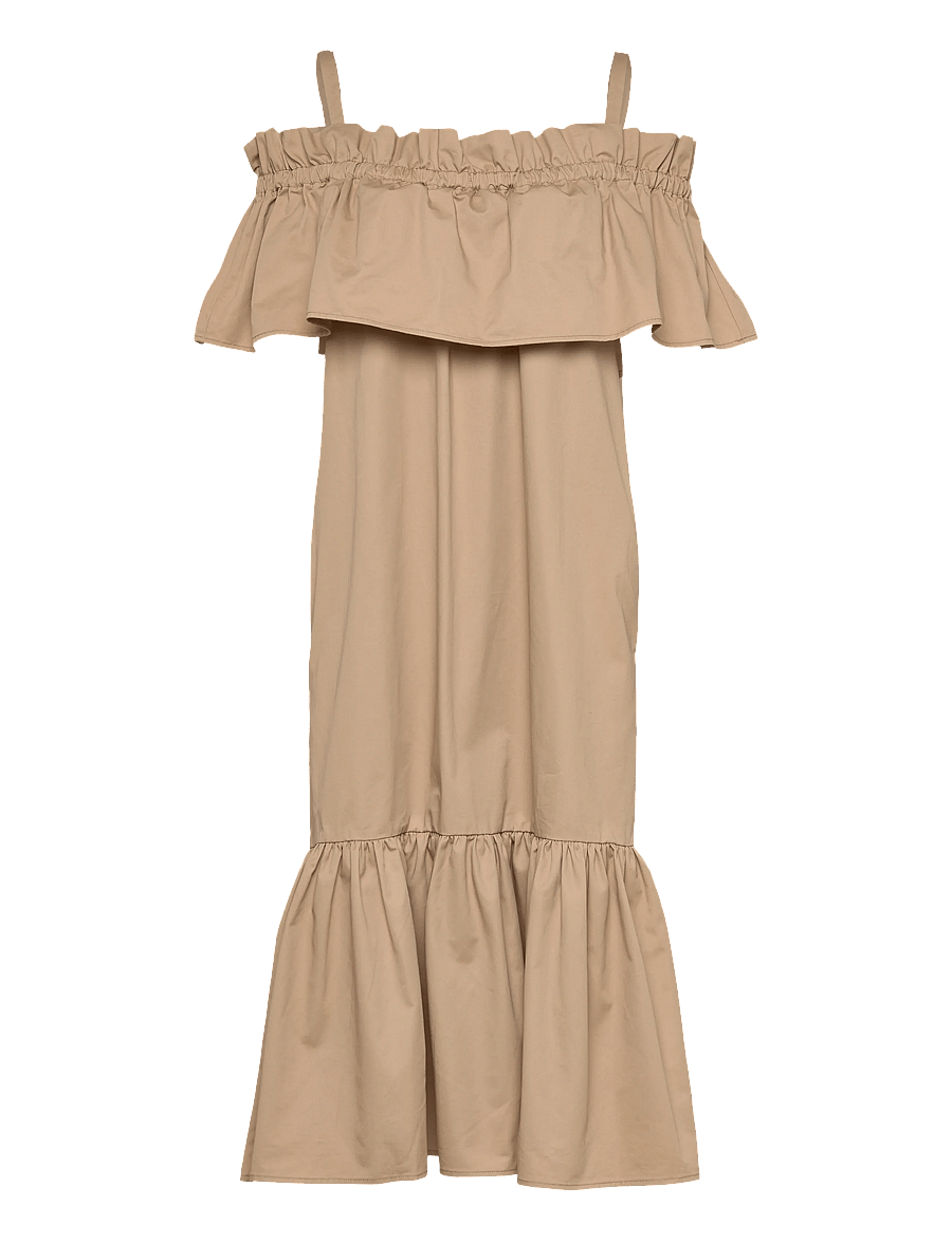 nué notes - Fernandina Dress - midikleider - 153 incense - 1