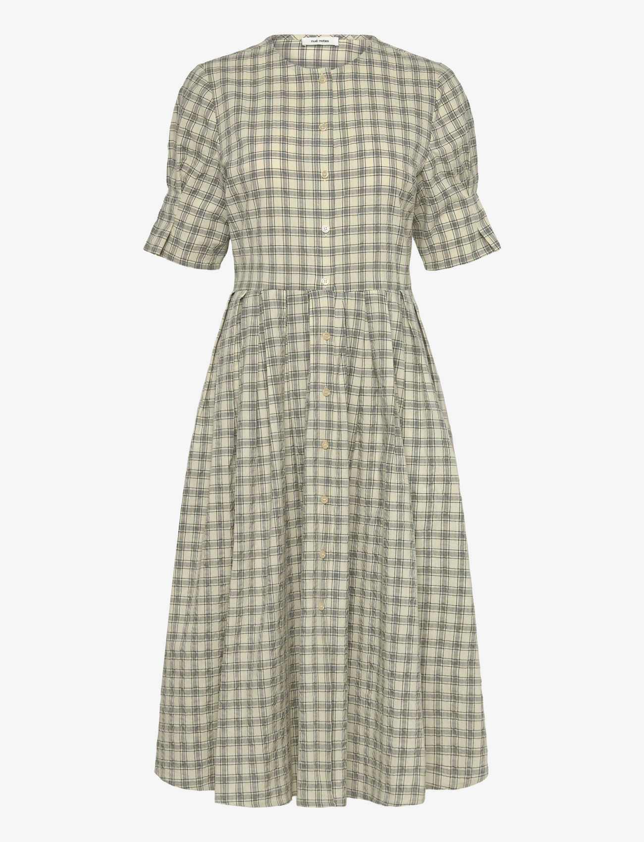 nué notes - Savannah Dress - hemdkleider - 918 parchment check - 0