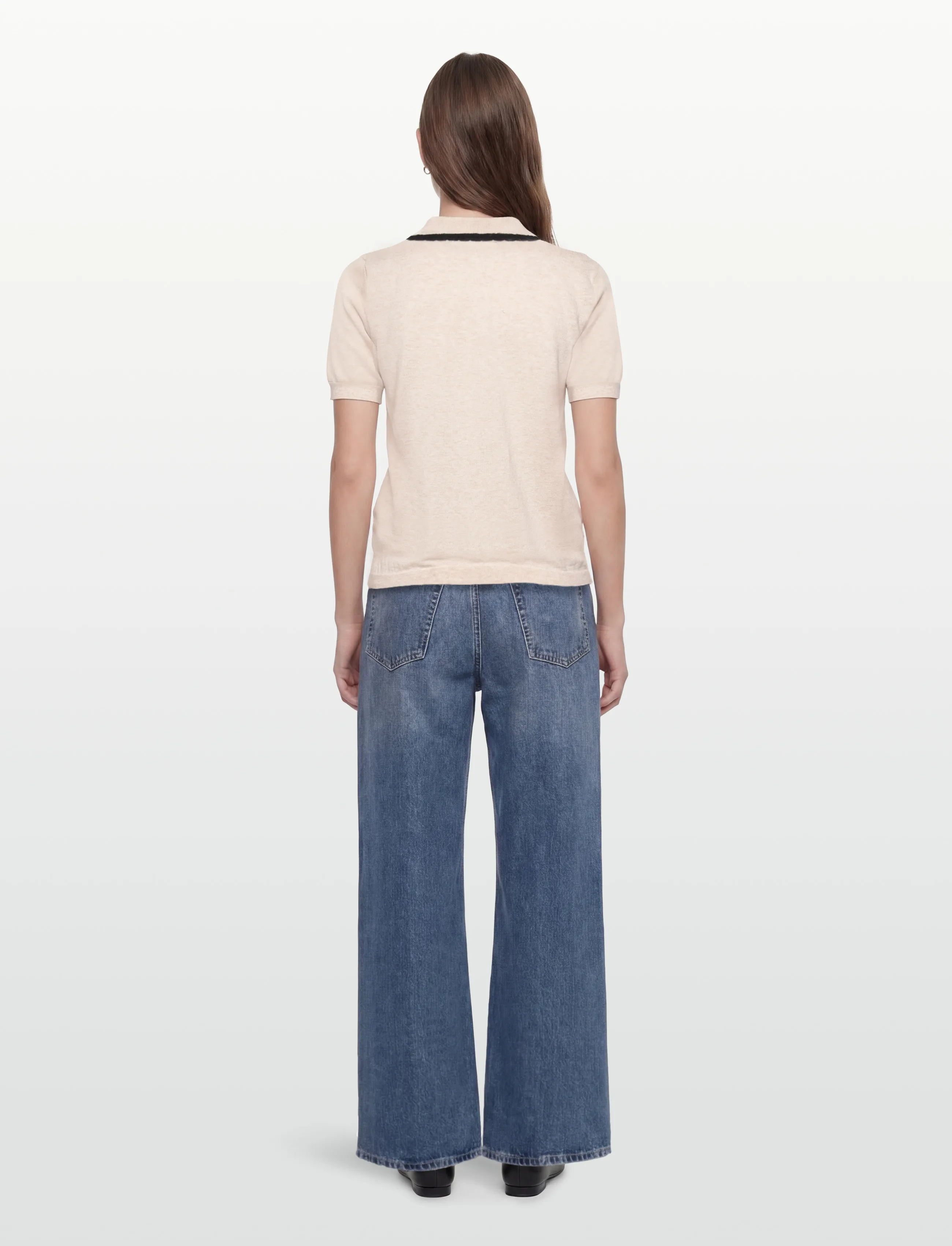 nué notes - Ocean Poloshirt - poloshirts - 016 parchment - 4