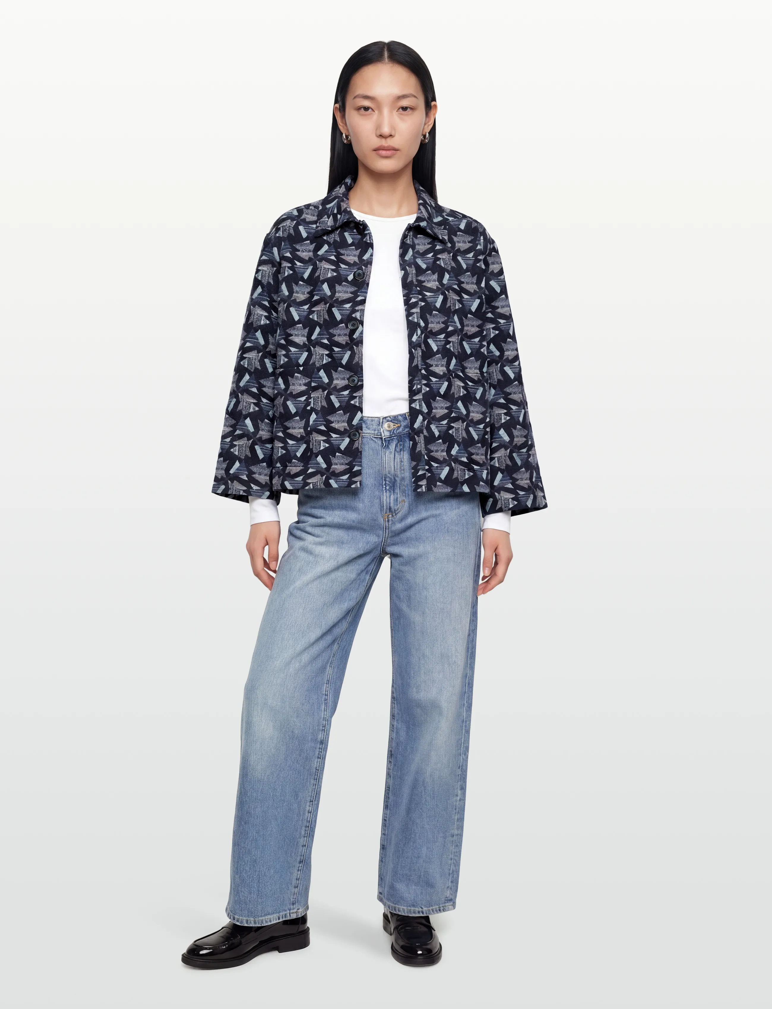 nué notes Presley Jacket - Vêtements - 975 CARTWHEEL BLUE / blue