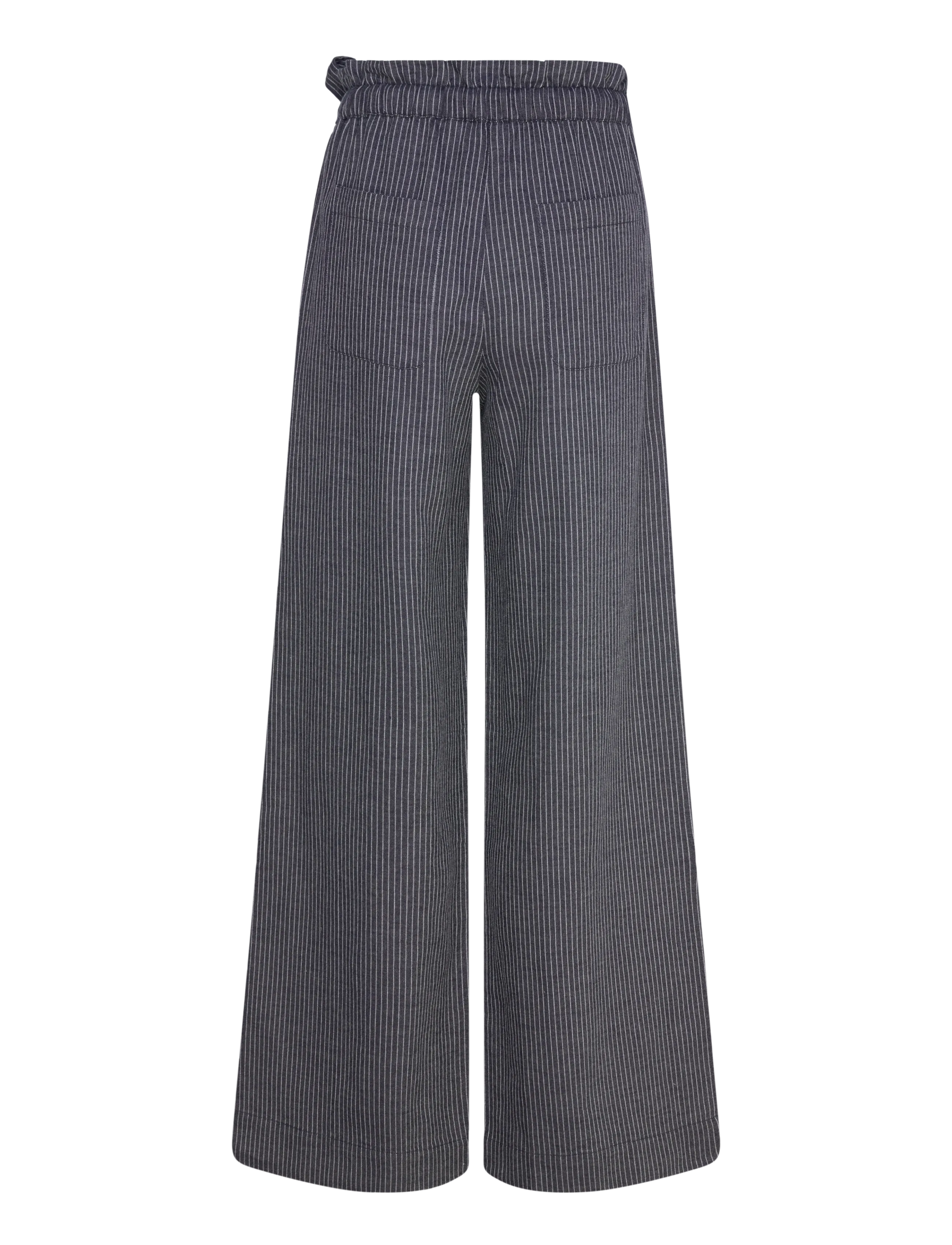 nué notes - Petare Pants - wide leg trousers - 499 navy - 2