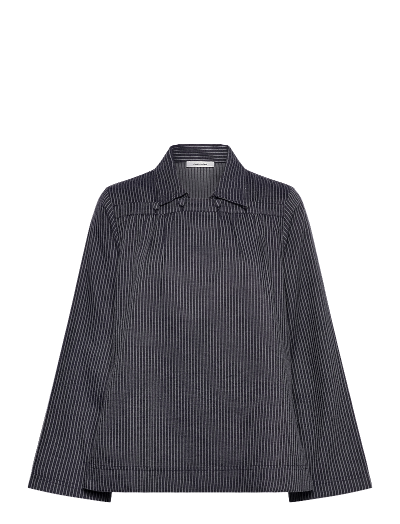 nué notes - Barinas Blouse - langärmlige blusen - 499 navy - 1