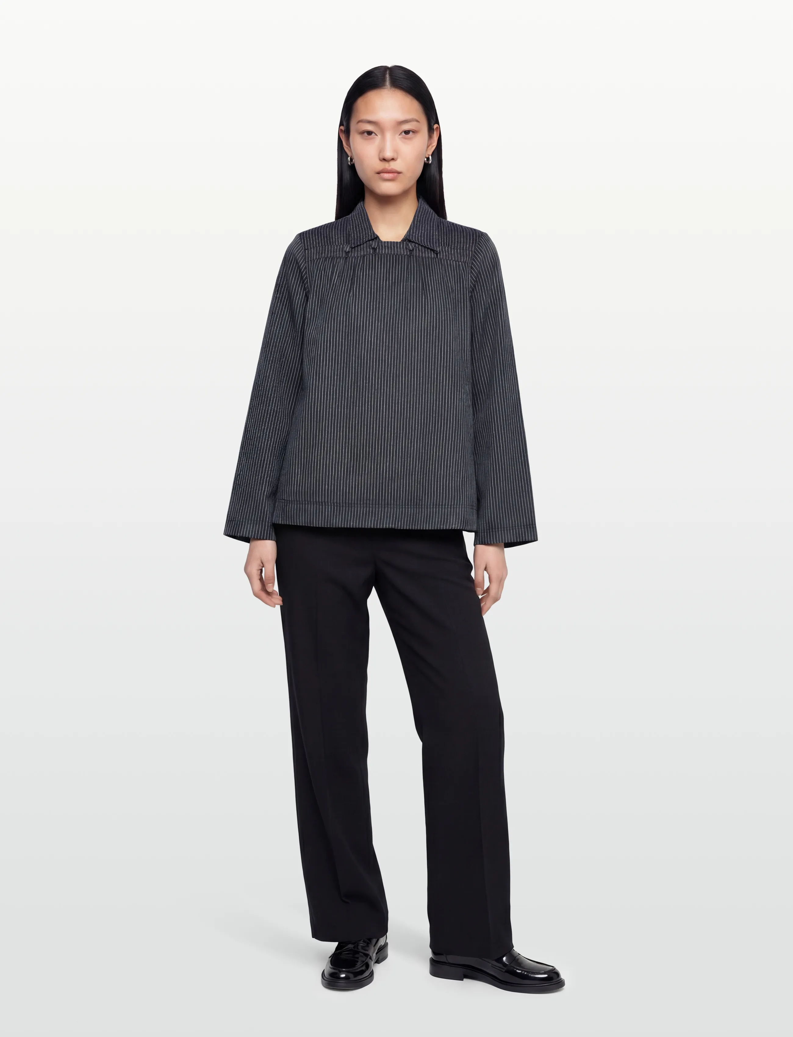 nué notes Barinas Blouse - Chemisier & Chemises - 499 NAVY / navy