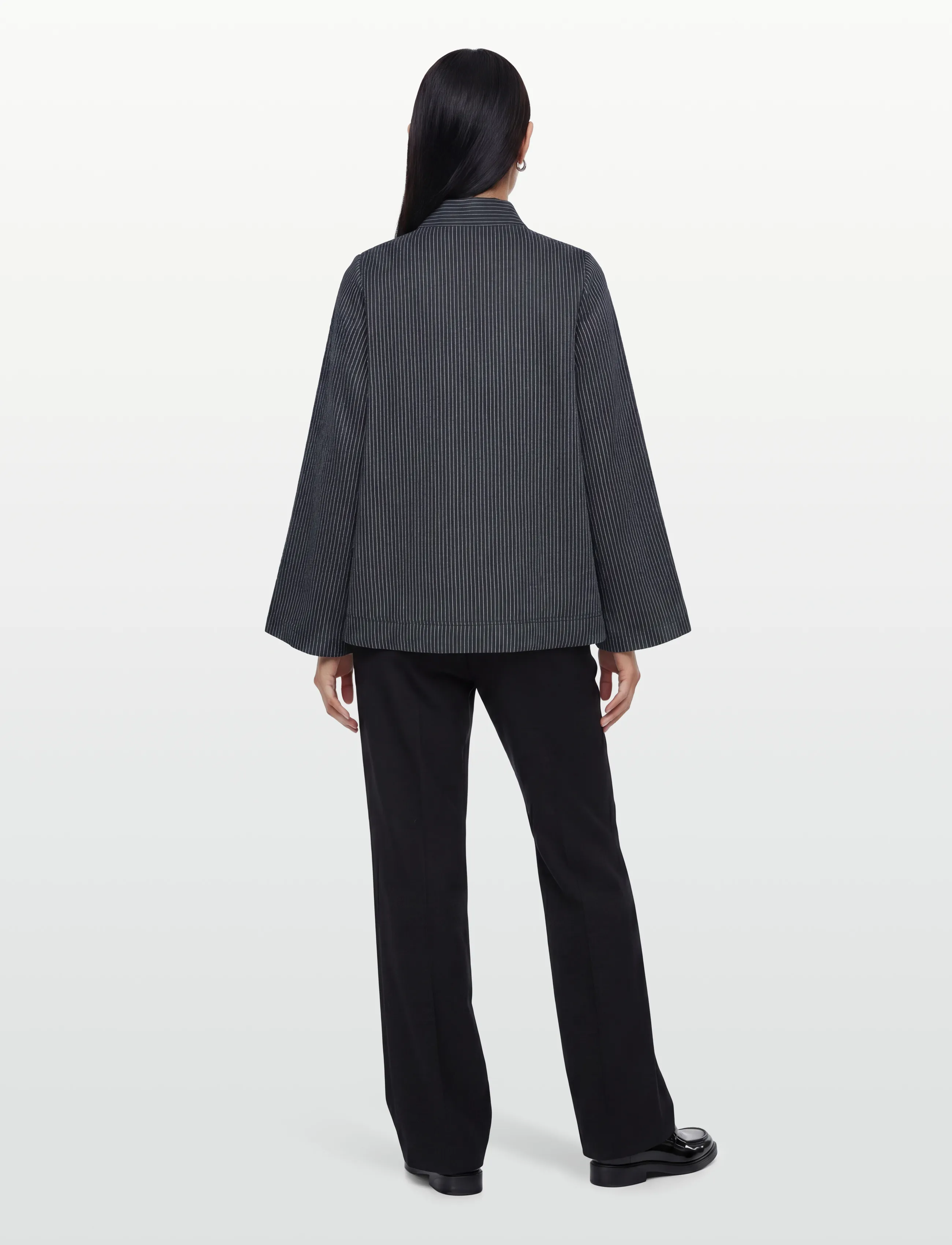 nué notes - Barinas Blouse - langärmelige blusen - 499 navy - 4