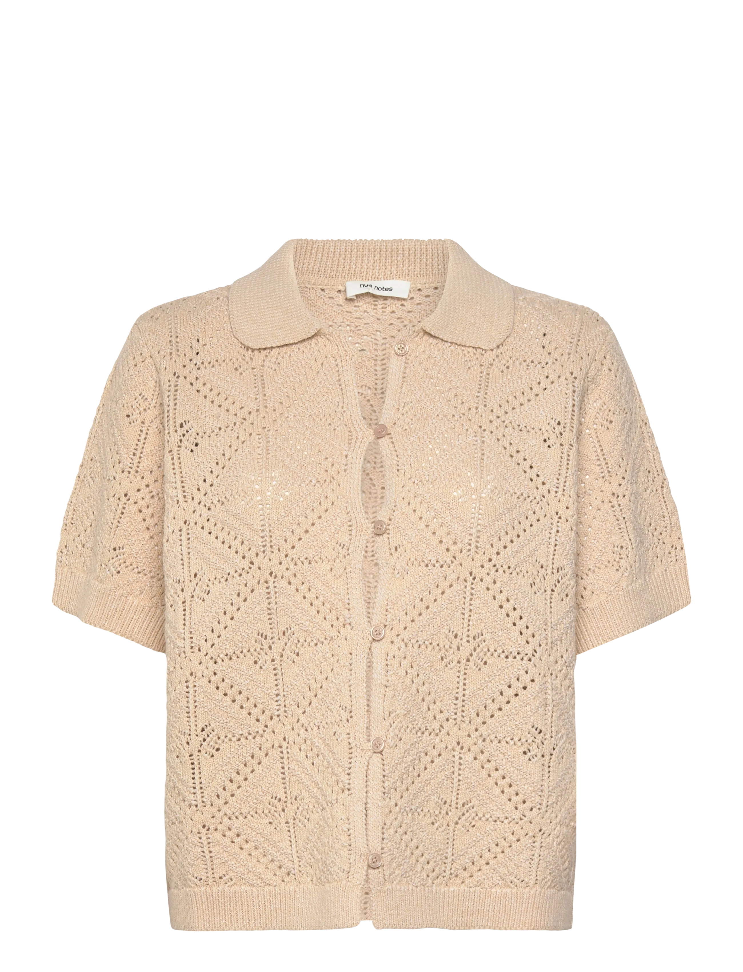 NUÉ NOTES Anaco Shirt Beige - M - Damen