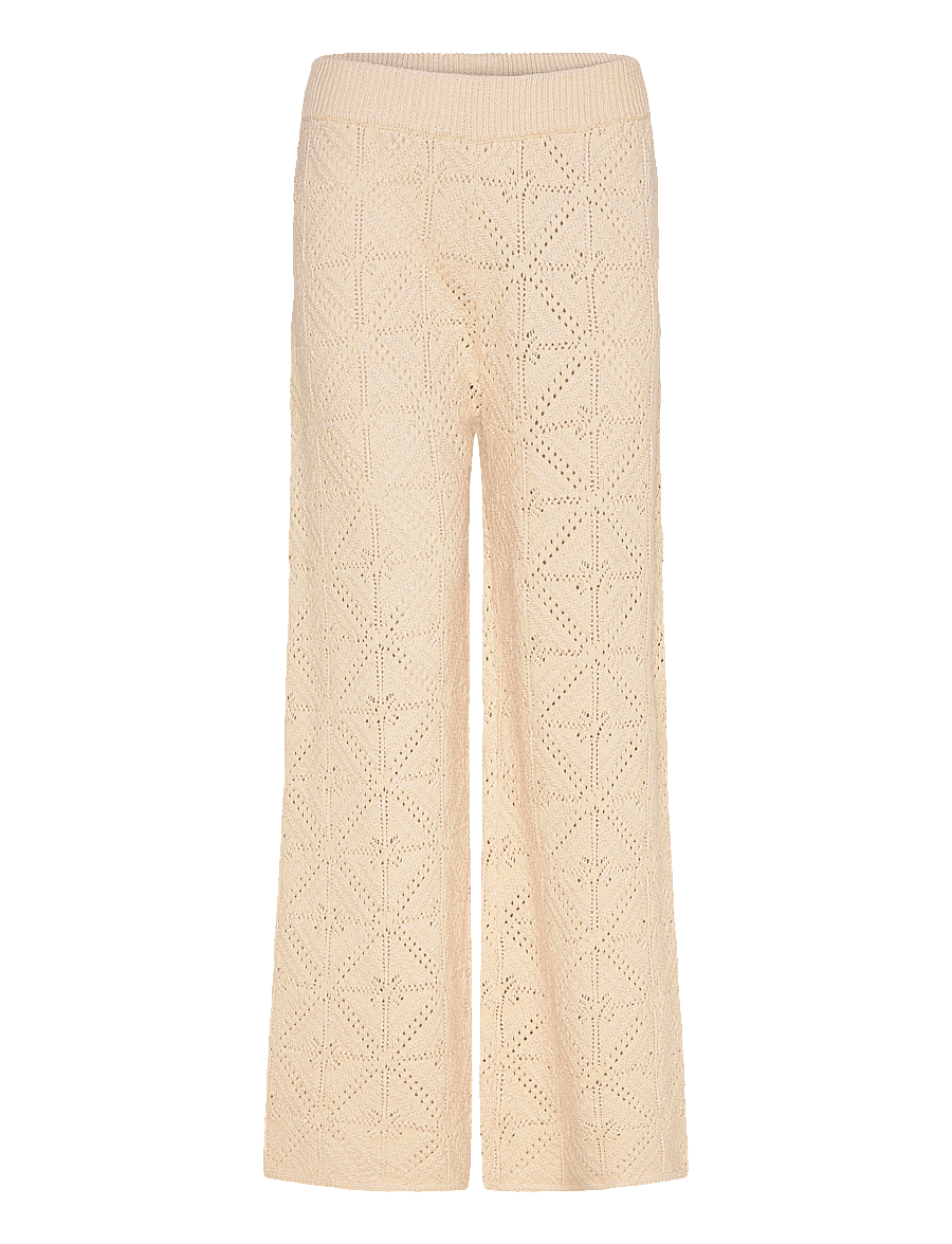 nué notes - Porlamar Pants - hosen mit weitem bein - 104 beige - 1