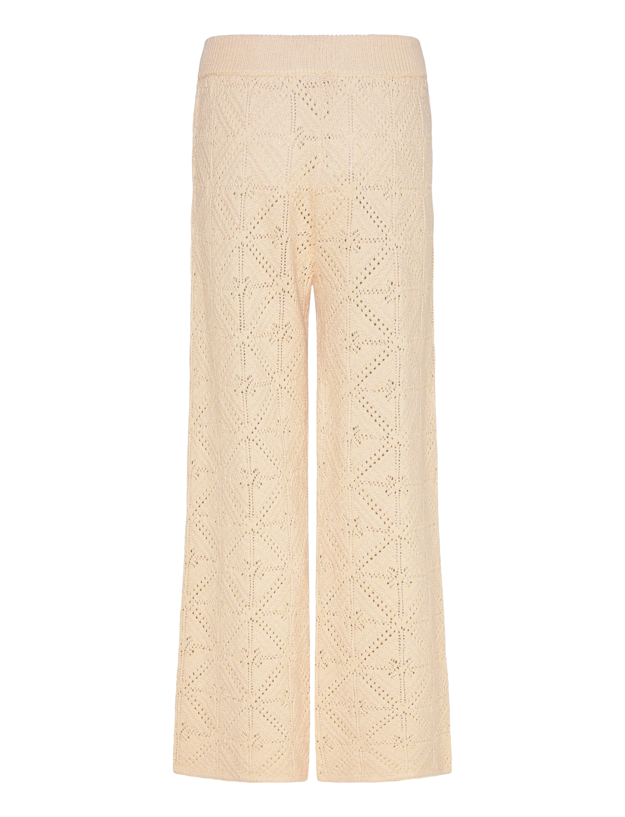 nué notes - Porlamar Pants - hosen mit weitem bein - 104 beige - 2