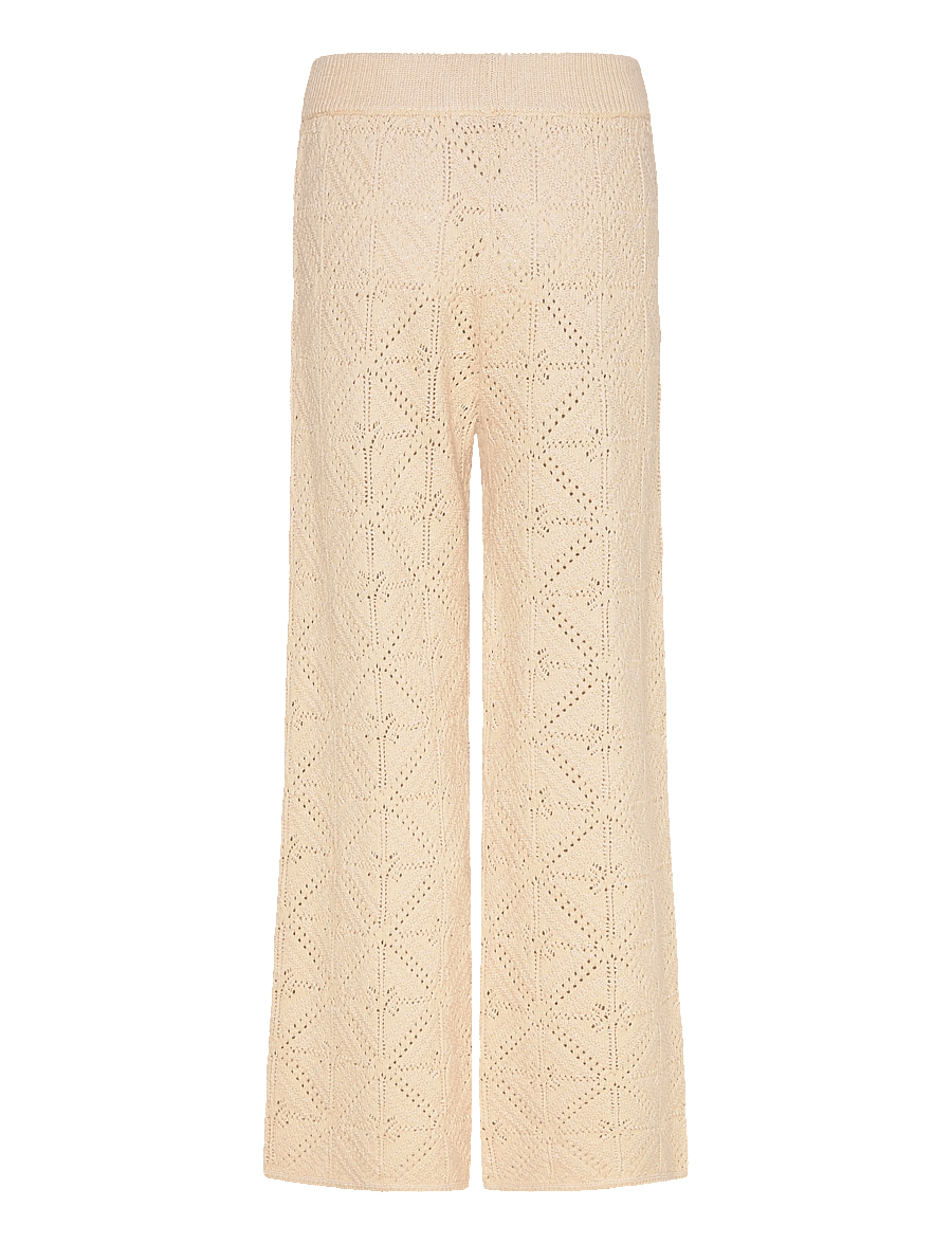 nué notes - Porlamar Pants - hosen mit weitem bein - 104 beige - 2