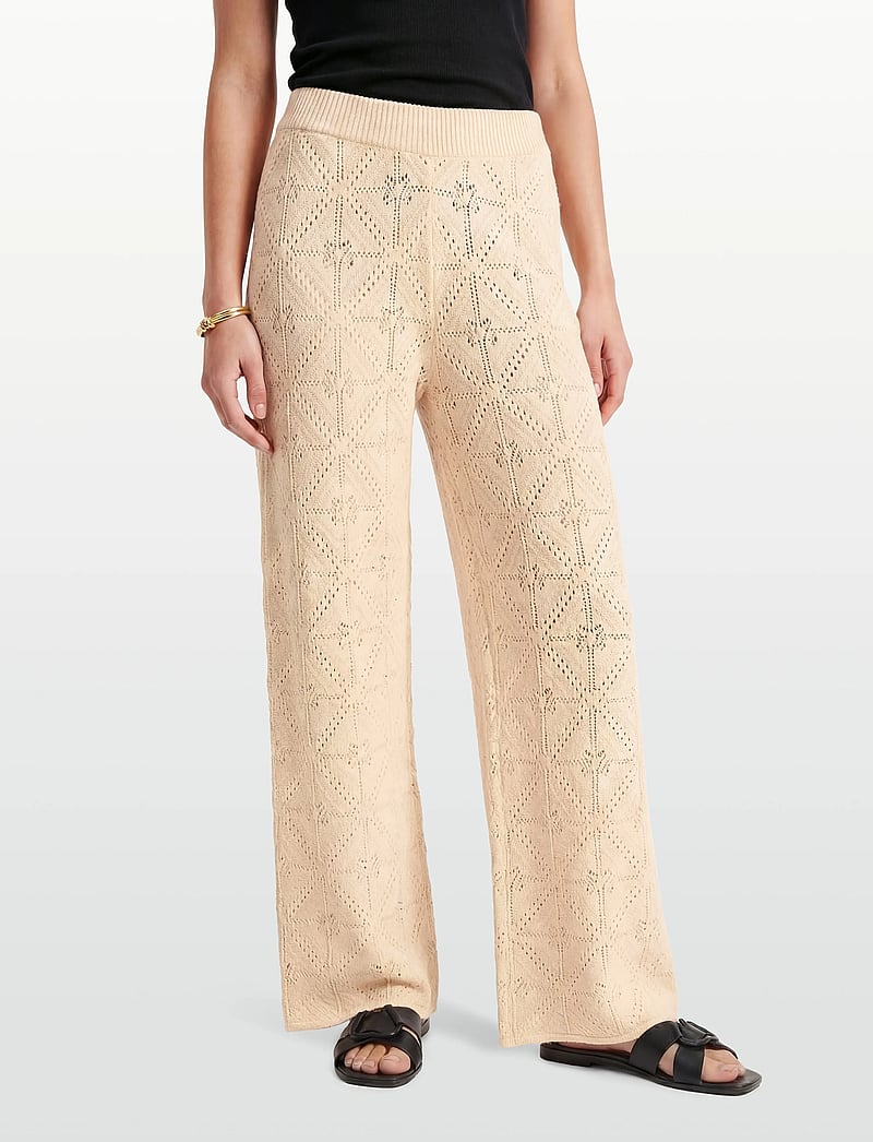nué notes - Porlamar Pants - bukser med brede ben - 104 beige - 3