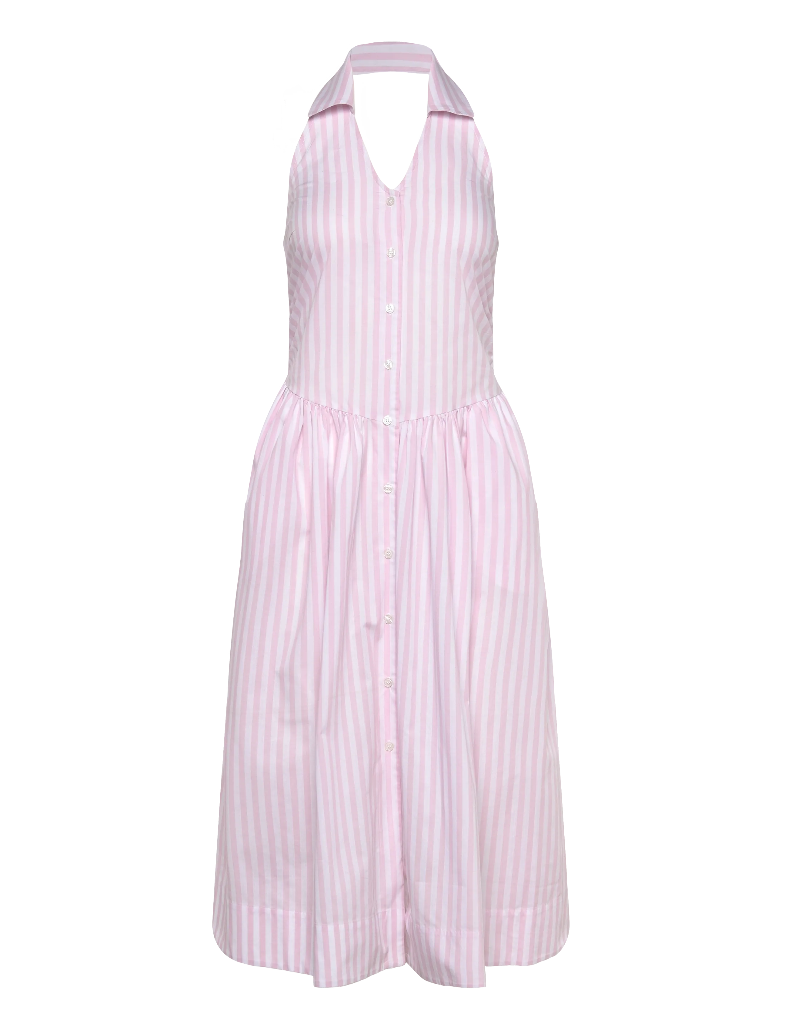 nué notes Guanta Dress - nué notes - 380 PINK STRIPE / pink/rose