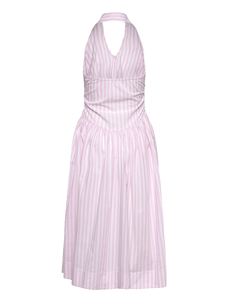 nué notes - Guanta Dress - midikleider - 380 pink stripe - 1