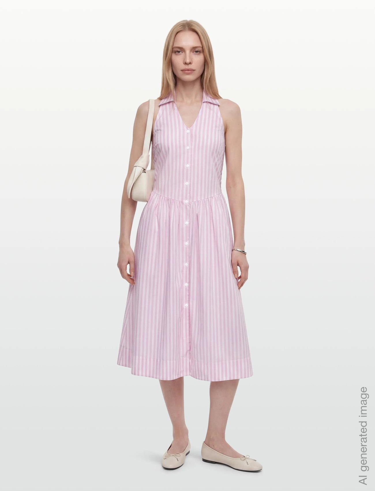 Guanta Dress - 380 PINK STRIPE
