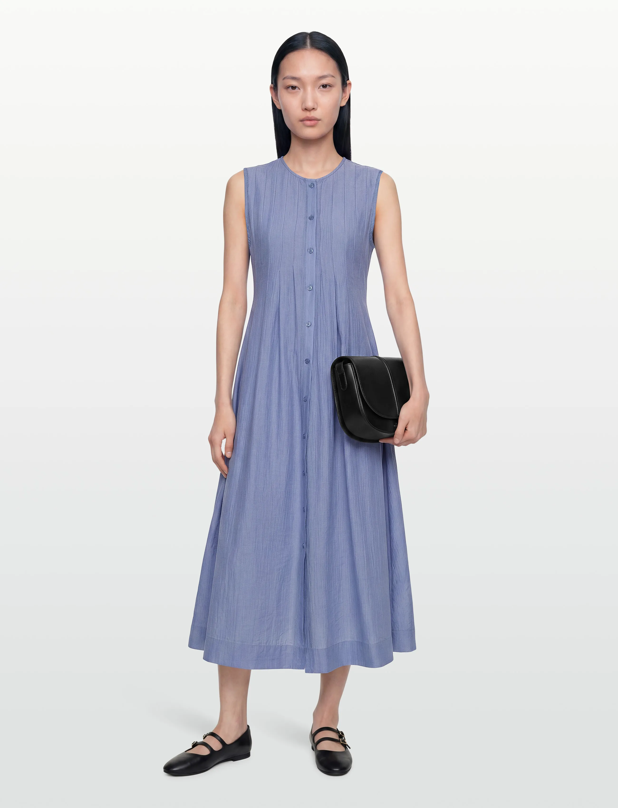 nué notes Mapire Dress - Hemdkleider - 467 SKY BLUE / blue