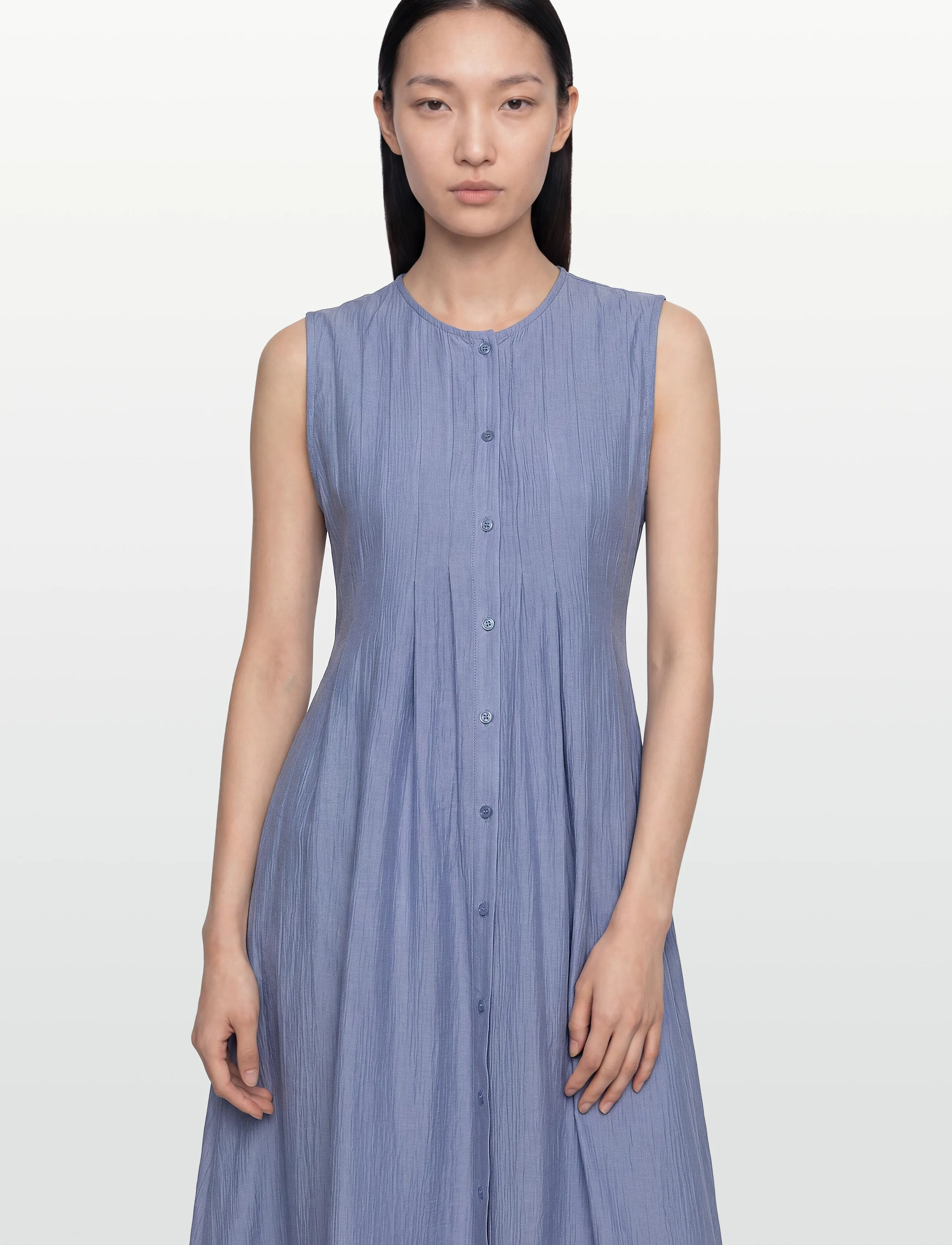 nué notes - Mapire Dress - shirt dresses - 467 sky blue - 4