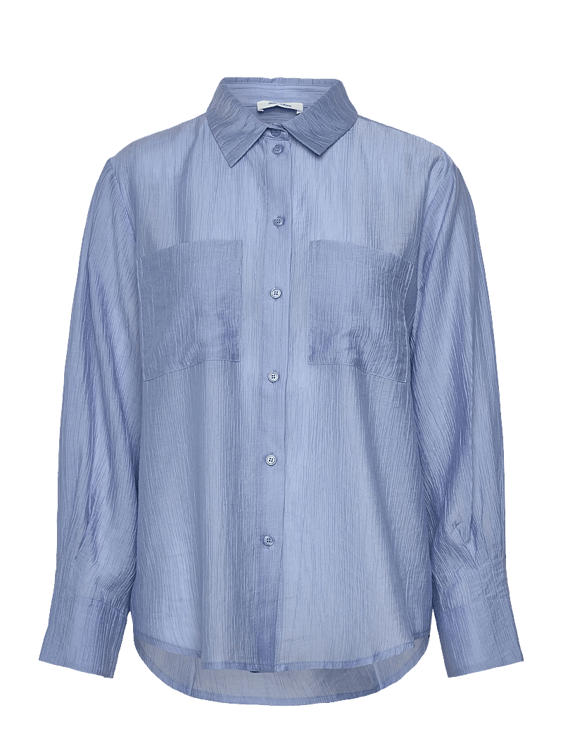 nué notes - Zuata Shirt - long-sleeved shirts - 467 sky blue - 0