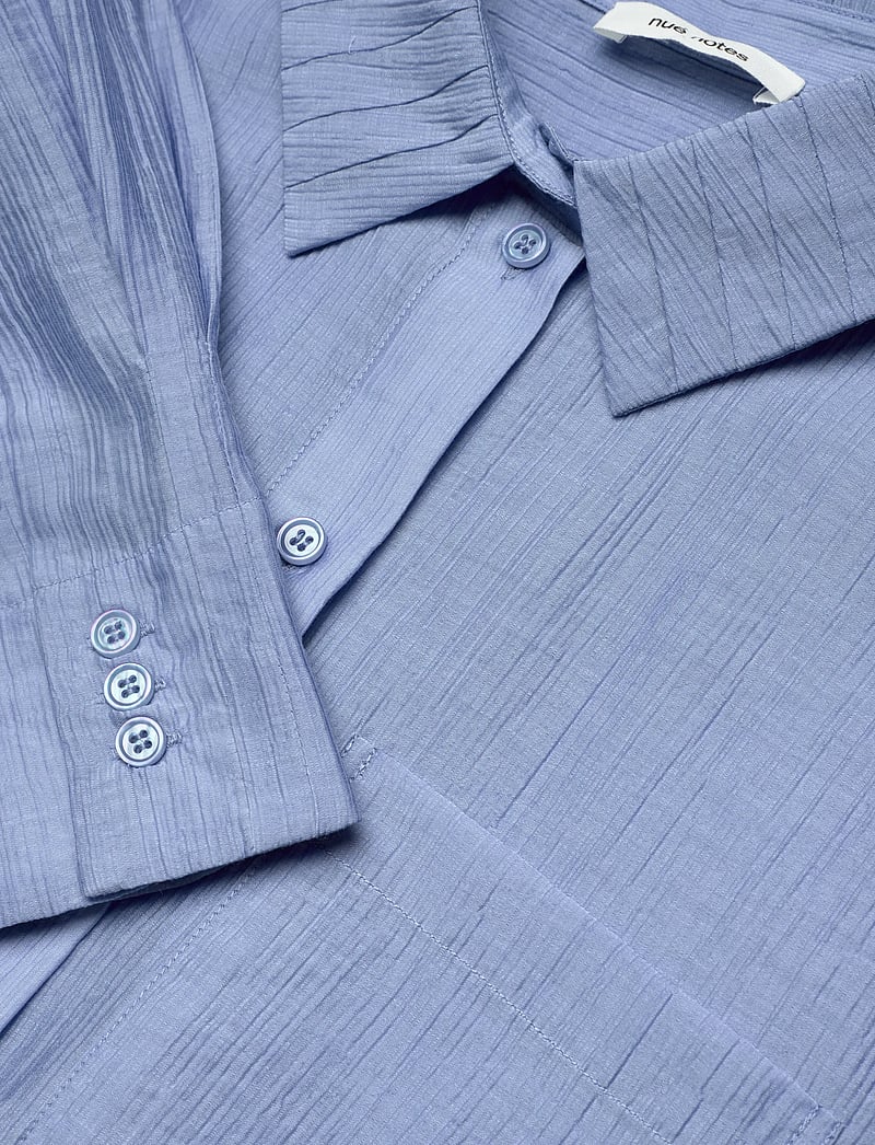 nué notes - Zuata Shirt - long-sleeved shirts - 467 sky blue - 2