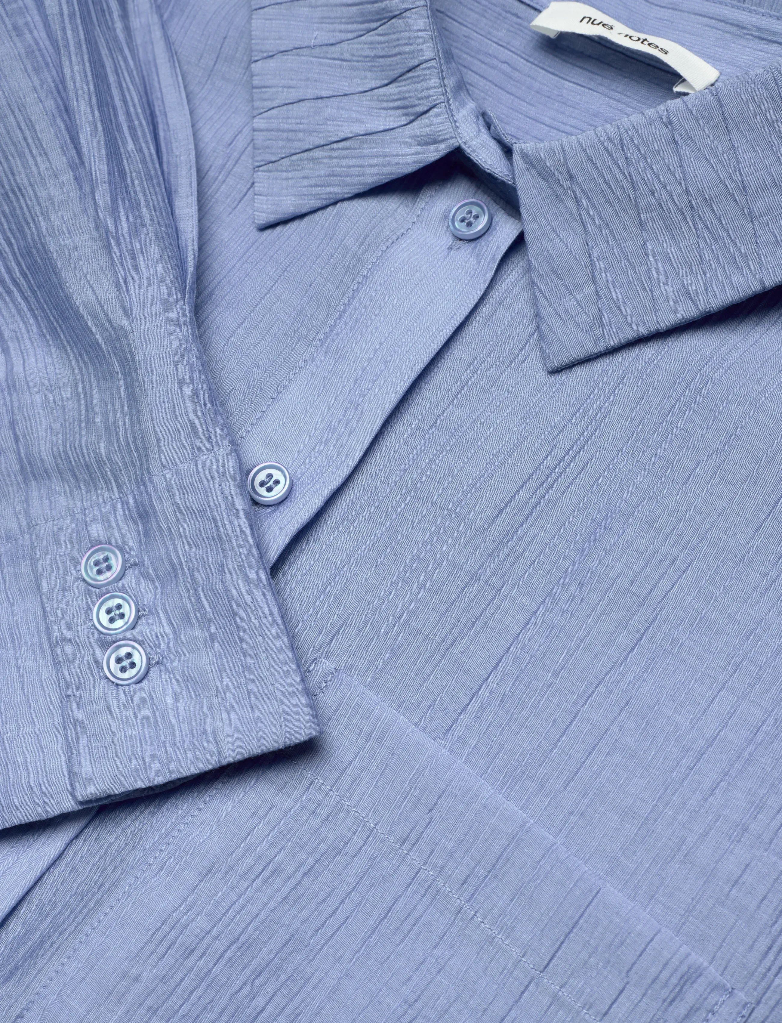 nué notes - Zuata Shirt - långärmade skjortor - 467 sky blue - 5