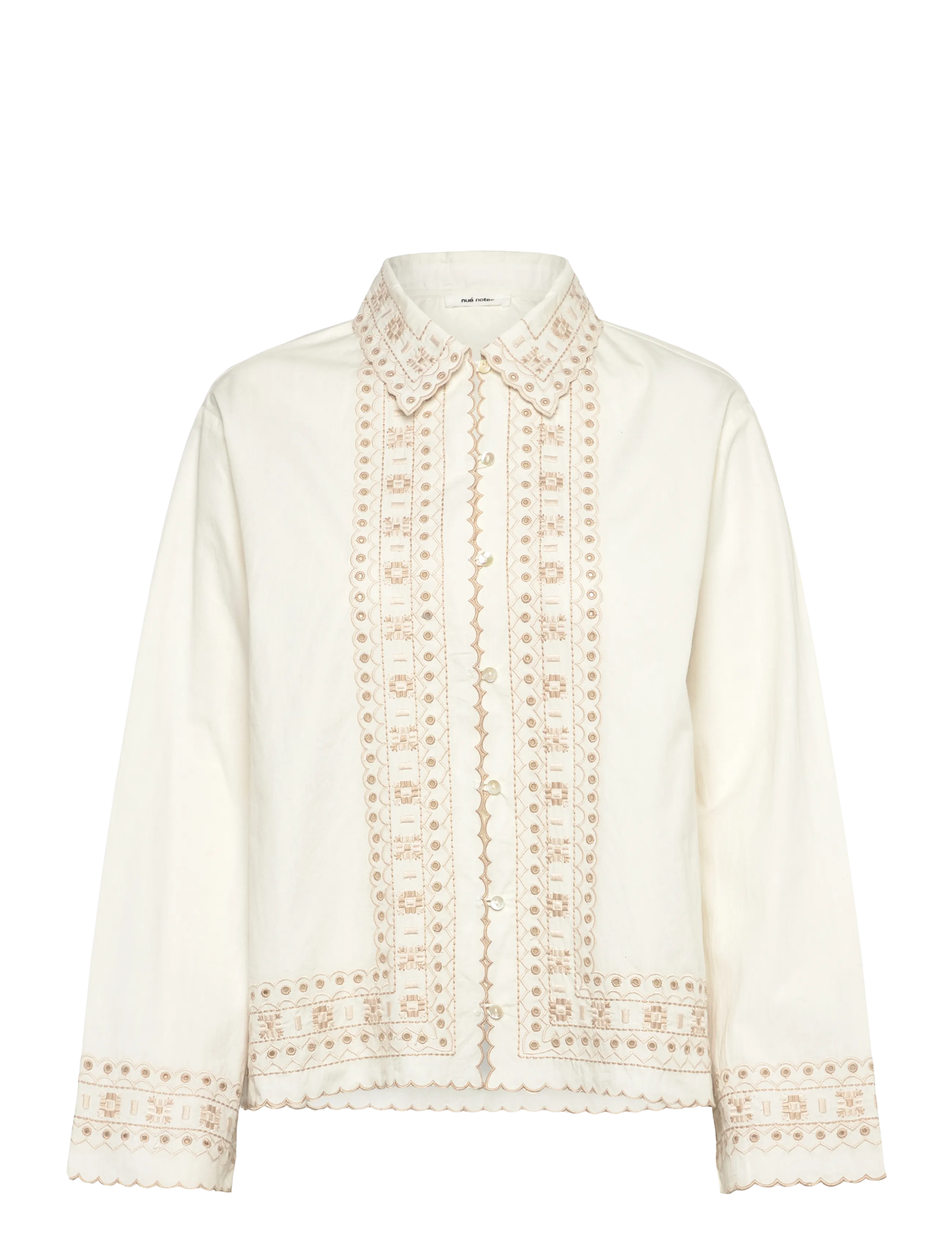 nué notes Rubio Shirt - Modern femininity - 007 EGRET / cream