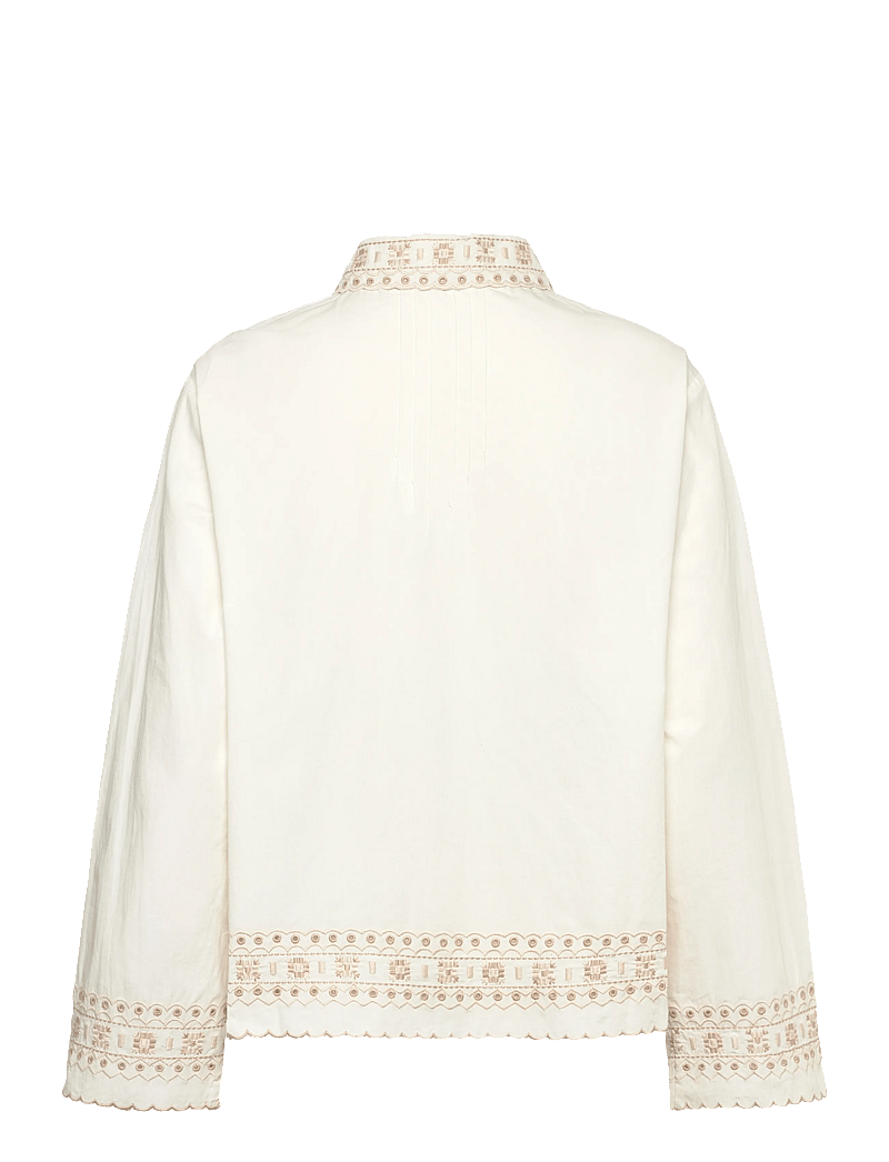 nué notes - Rubio Shirt - pikkade varrukatega särgid - 007 egret - 2