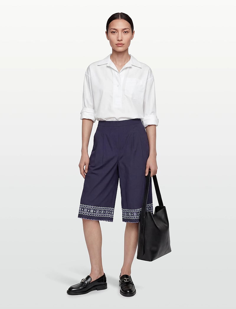 nué notes - Giza Shorts - casual shorts - 499 navy - 0